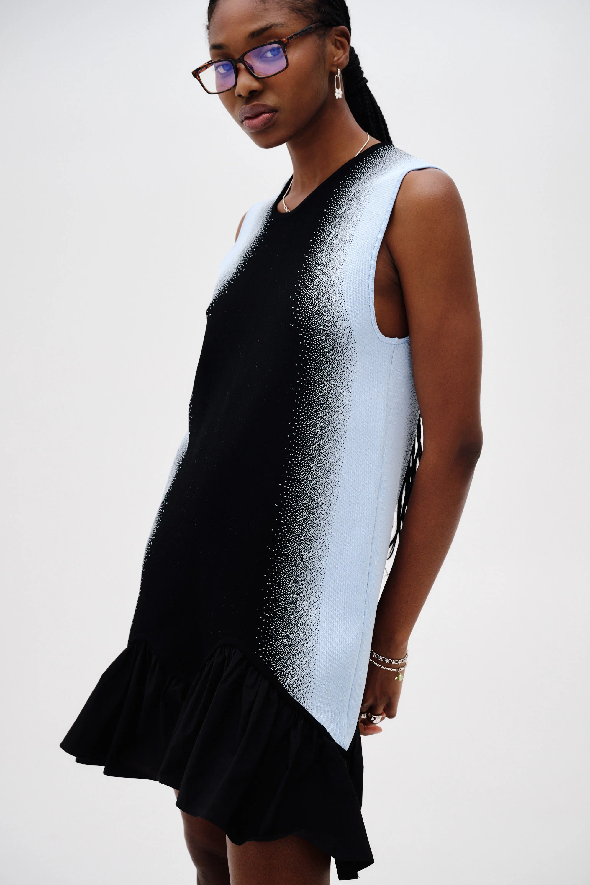 MOCHI MIXED MEDIA TANK DRESS - Image 5