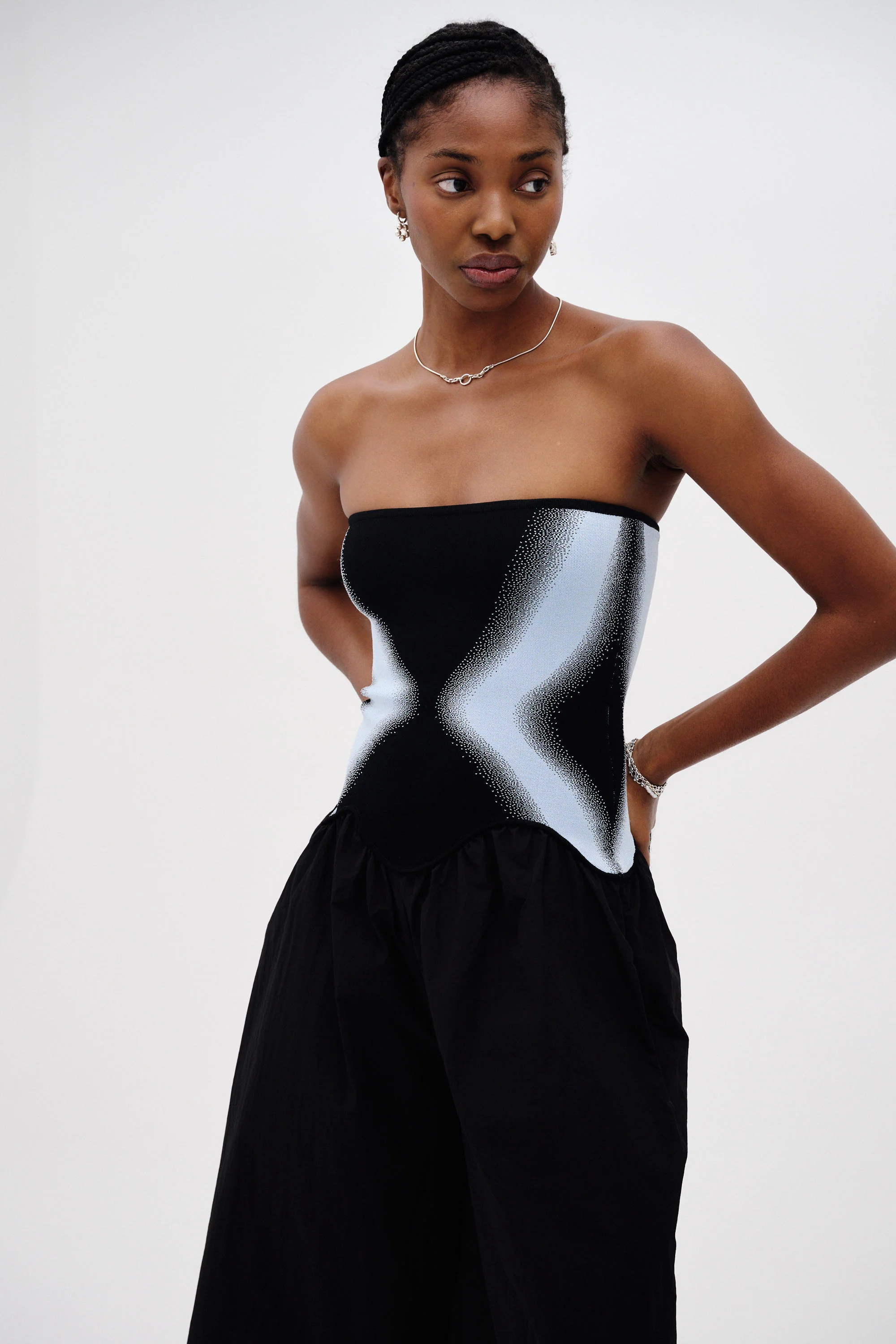 ELSA MIXED MEDIA JUMPSUIT - Image 4