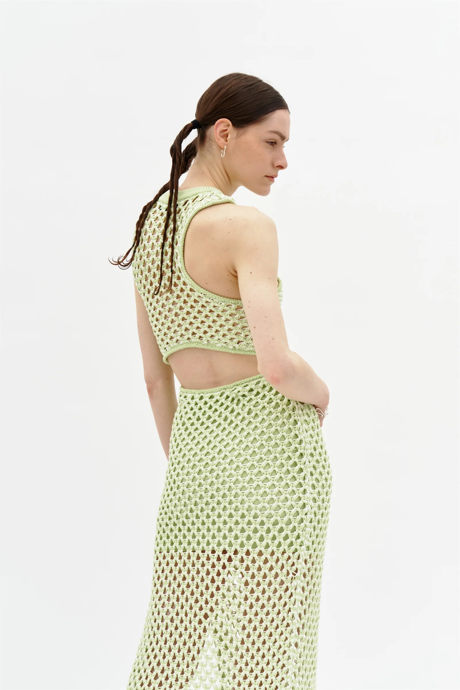 MORGAN CROCHET LONG TANK DRESS - Image 4