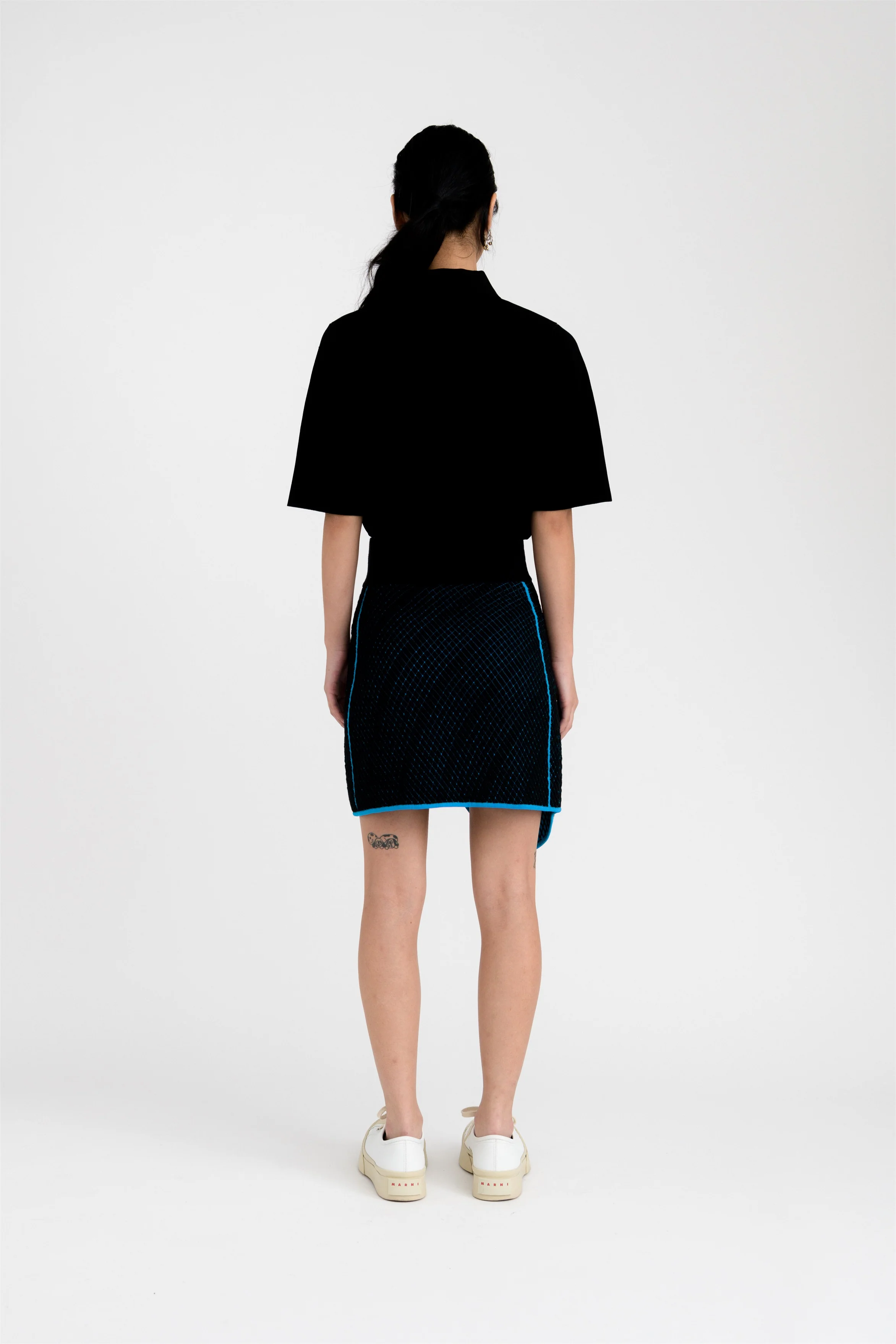 MOROSE PILLOW STITCH WAVY MINI SKIRT - Image 4