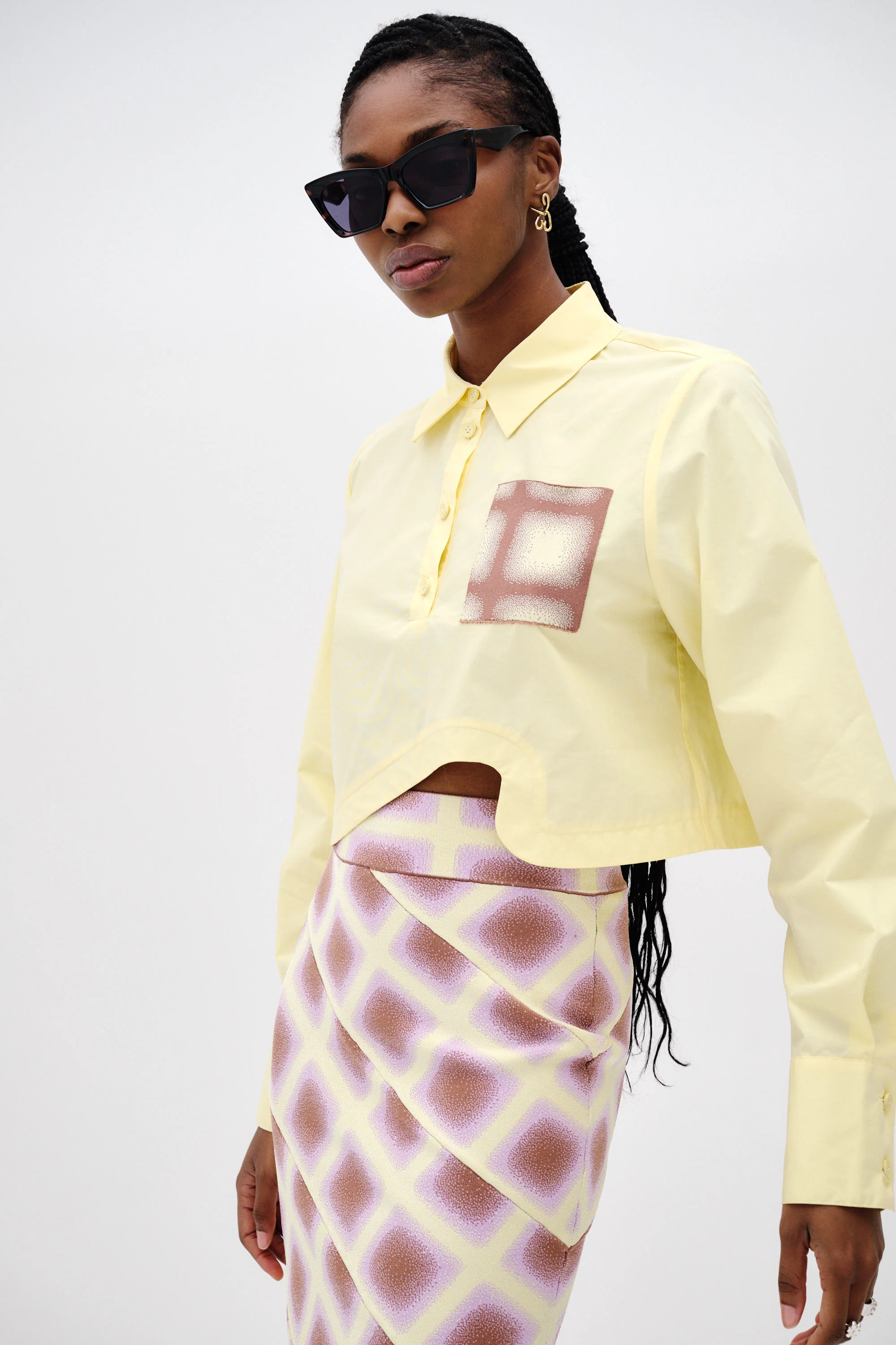 NALA COTTON CROPPED SHIRT - Image 5