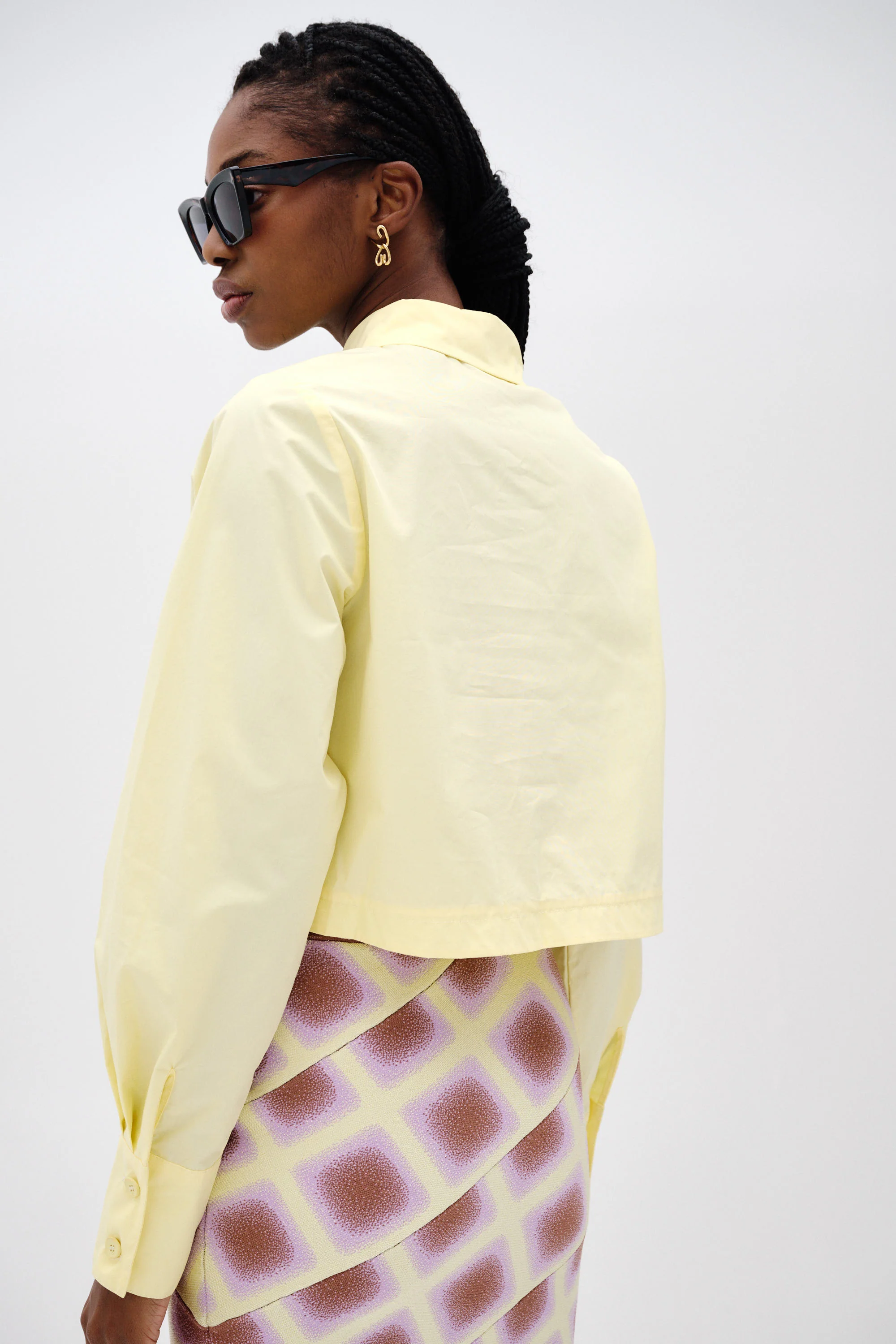 NALA COTTON CROPPED SHIRT - Image 6