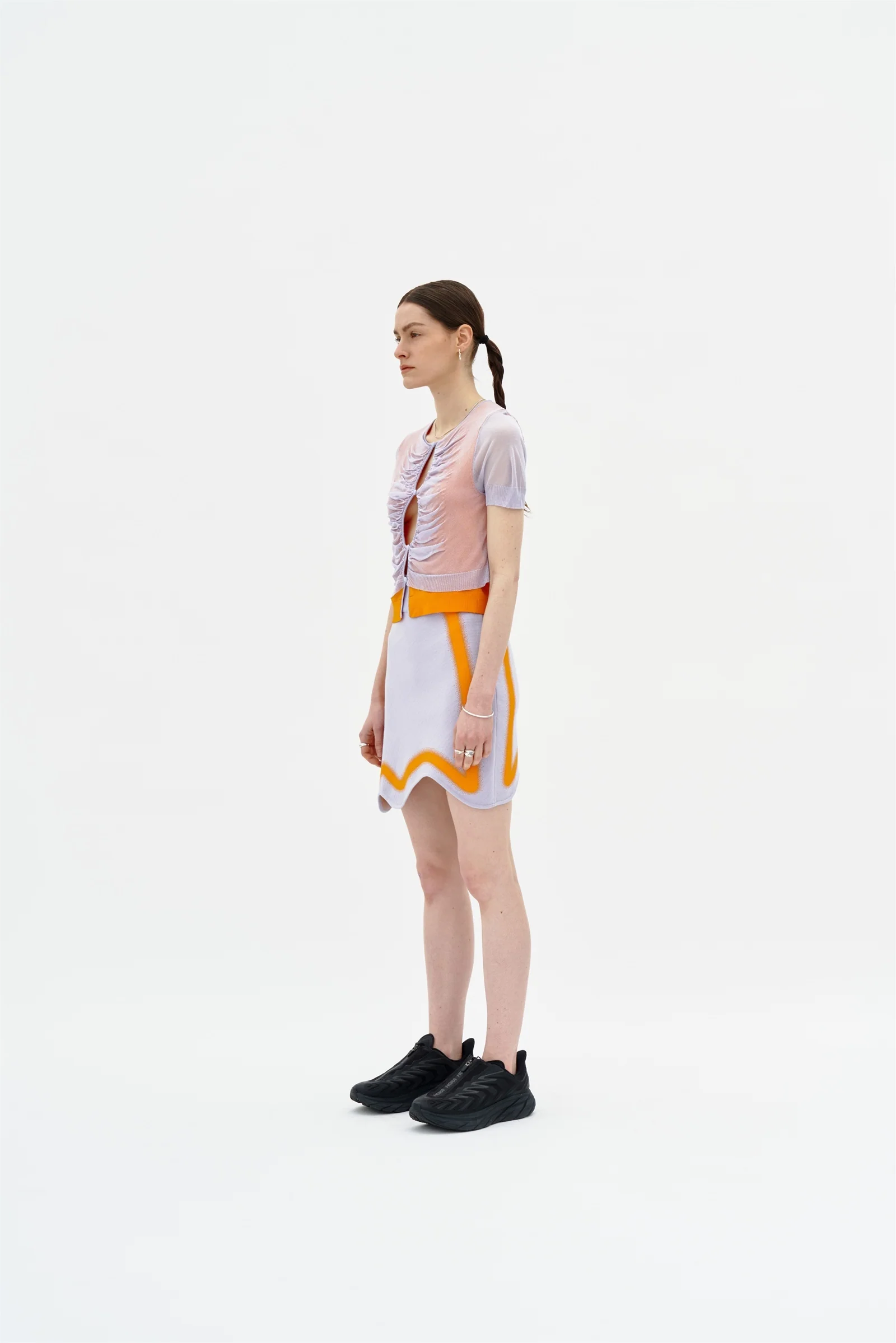 NALA SHEER LAYERING CROPPED TEE - Image 3