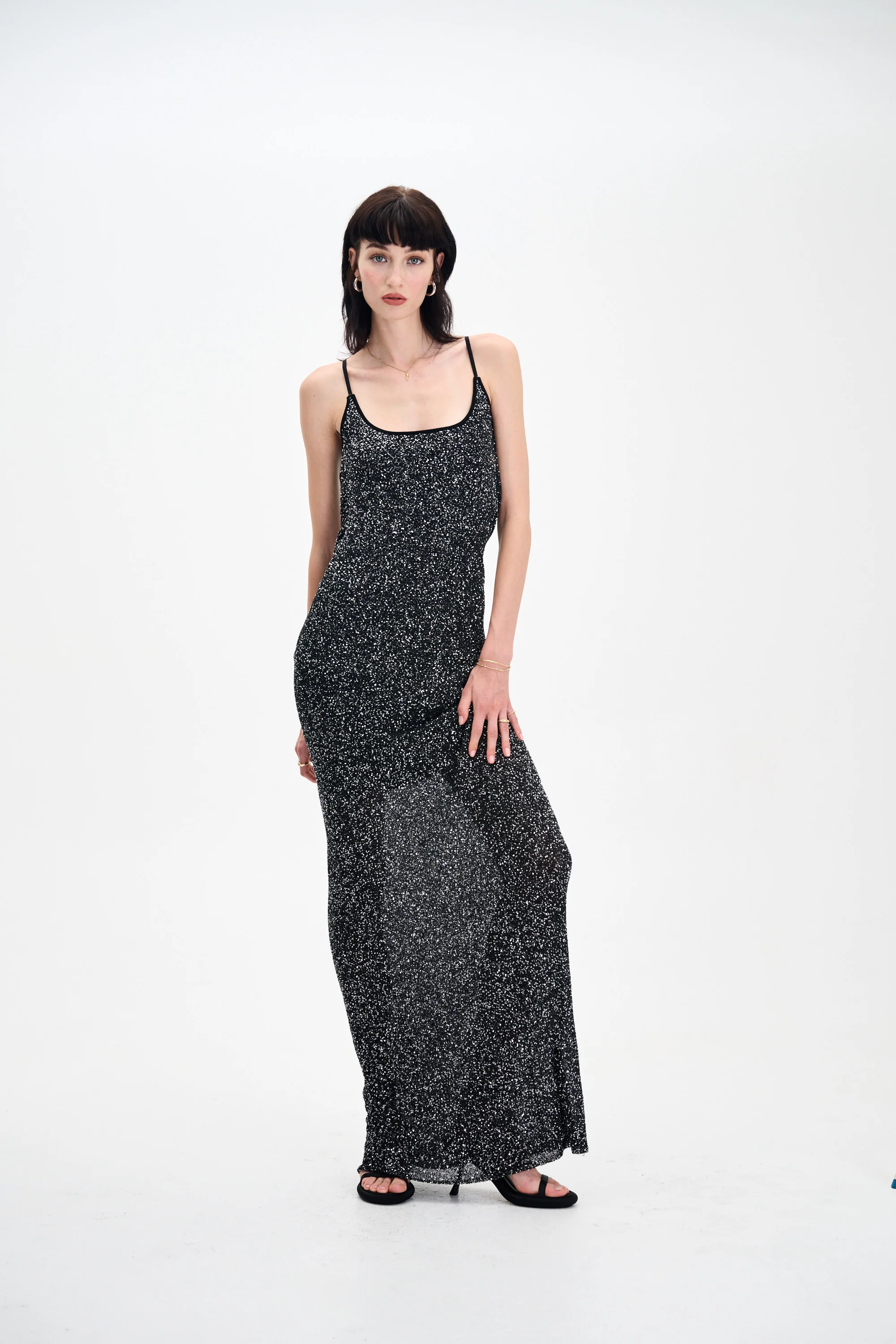 NATASHA SEQUINS MAXI DRESS - Image 2