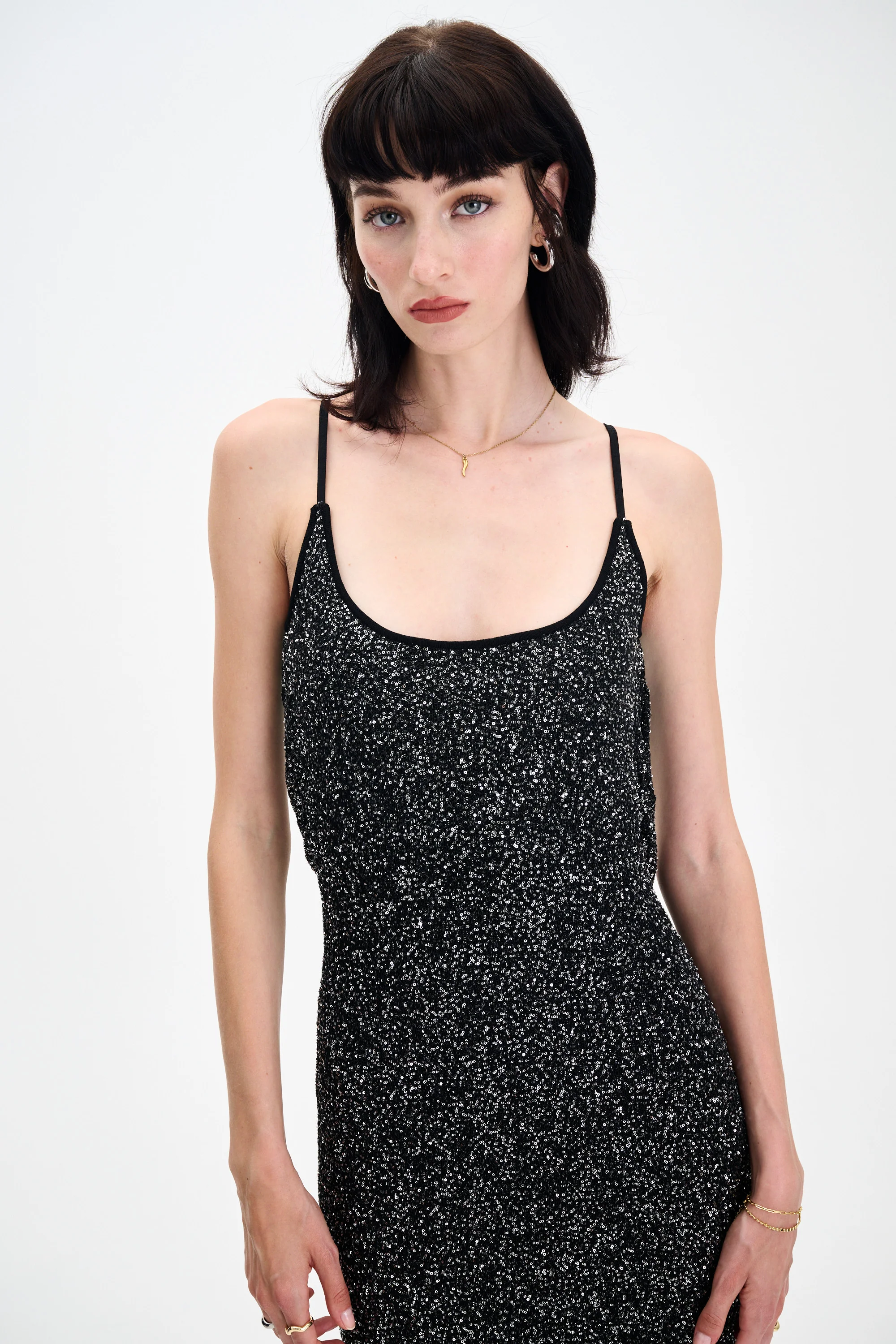 NATASHA SEQUINS MAXI DRESS - Image 3
