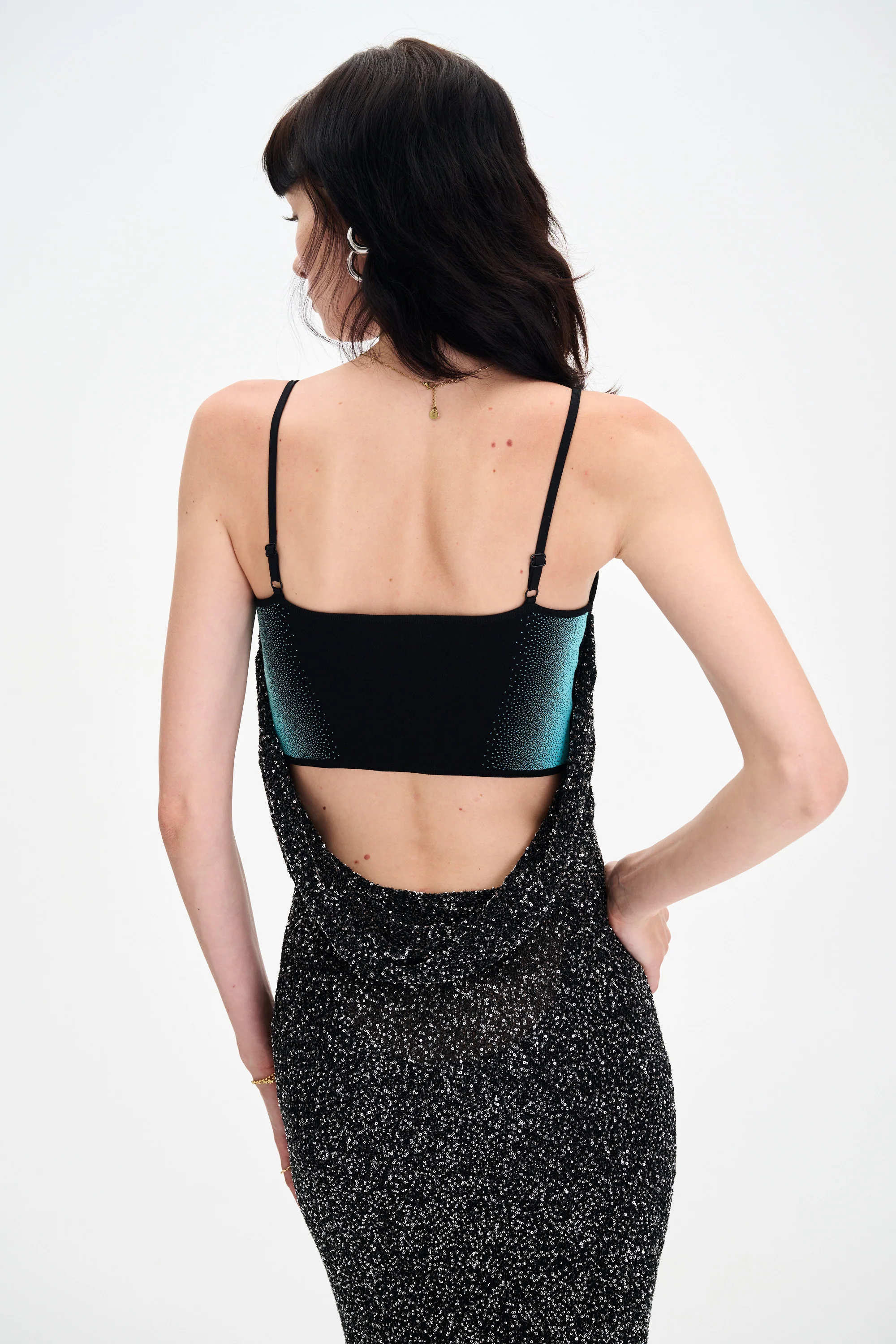 NATASHA SEQUINS MAXI DRESS - Image 8