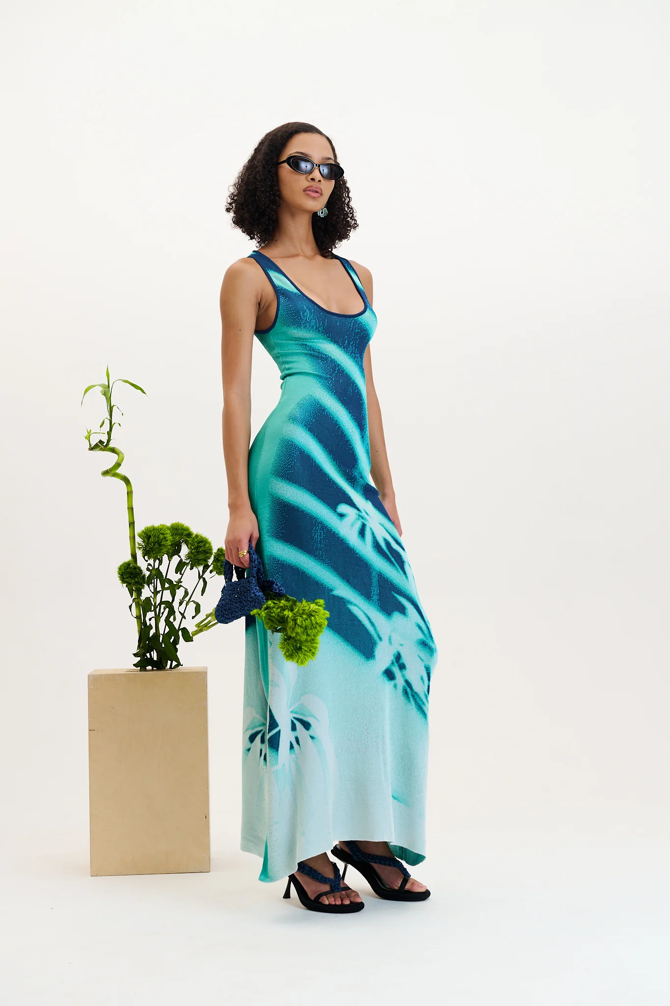 NIKKI WINDOW PRINT TANK DRESS - Image 2
