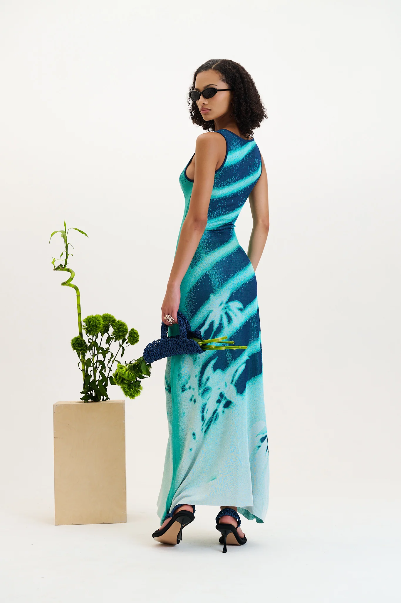 NIKKI WINDOW PRINT TANK DRESS - Image 3
