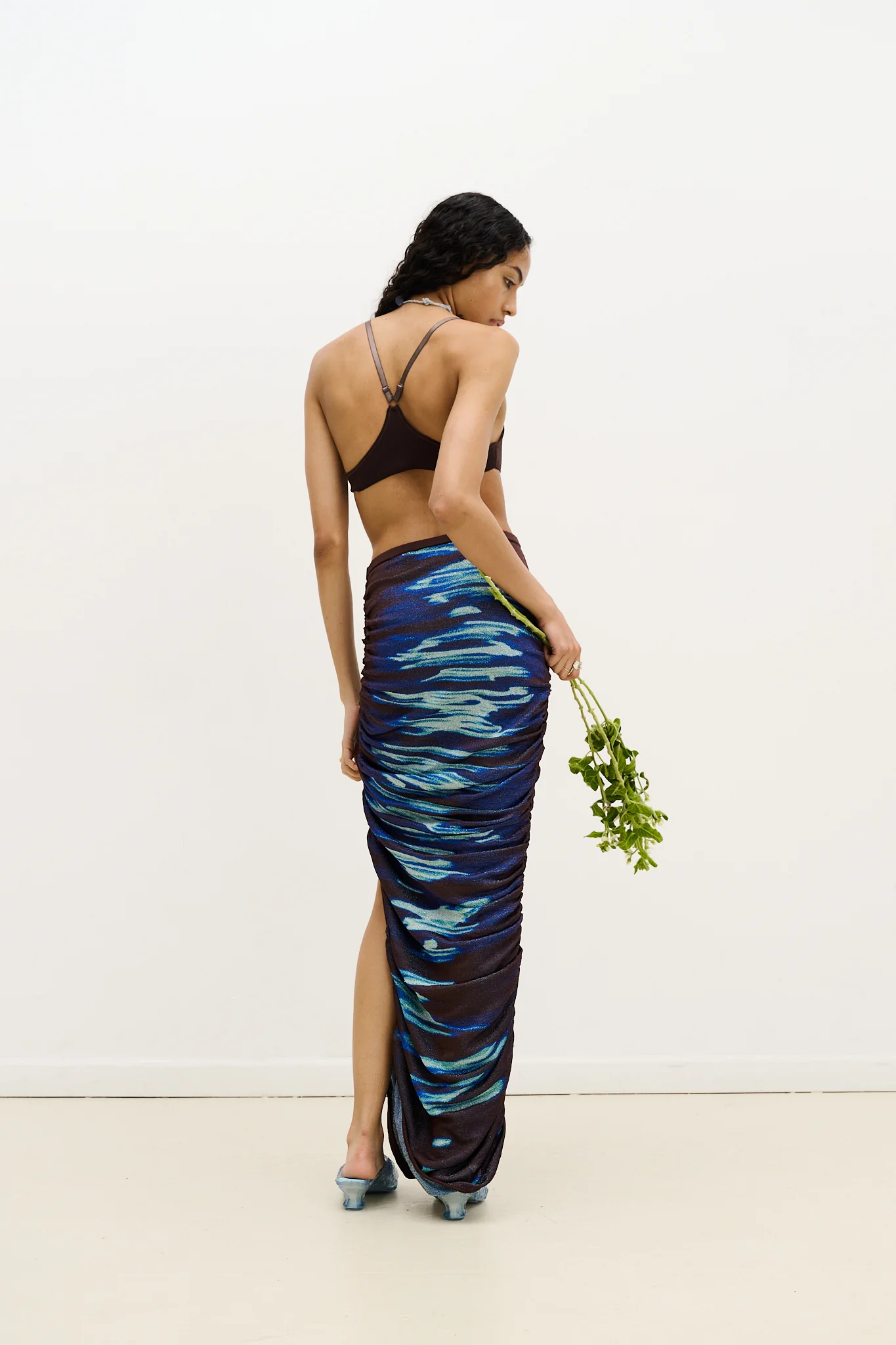 NILE LAKE PRINT LONG SKIRT DRESS - Image 6