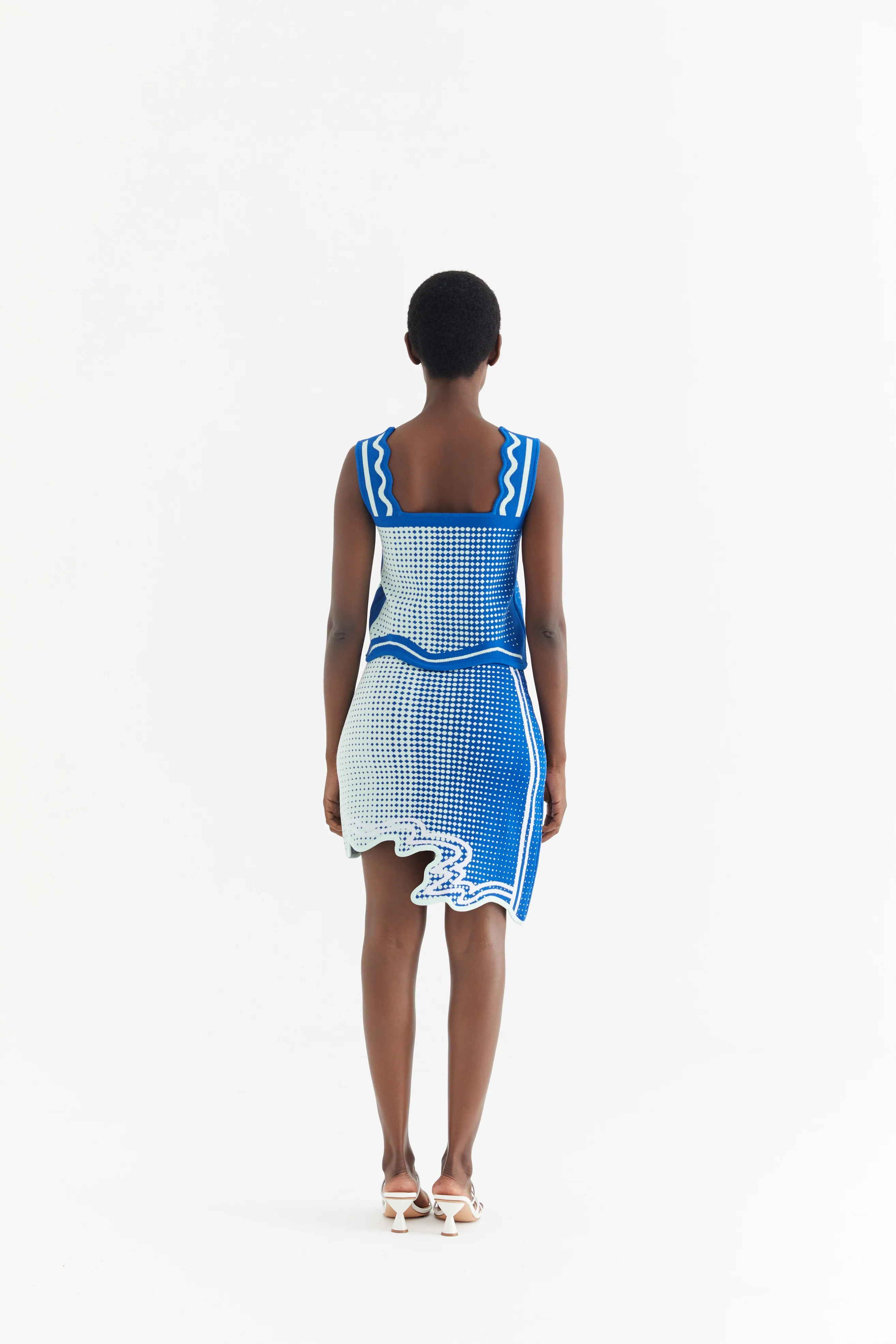 NOVA WAVY MINI SKIRT - Image 3