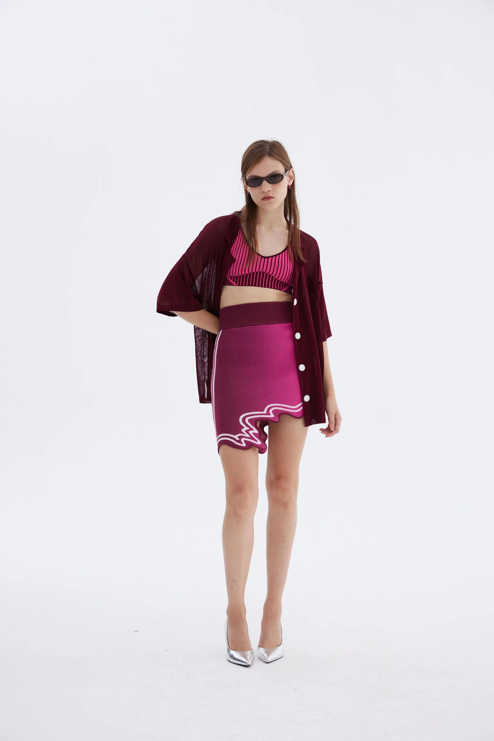 NOVA WAVY MINI SKIRT - Image 3