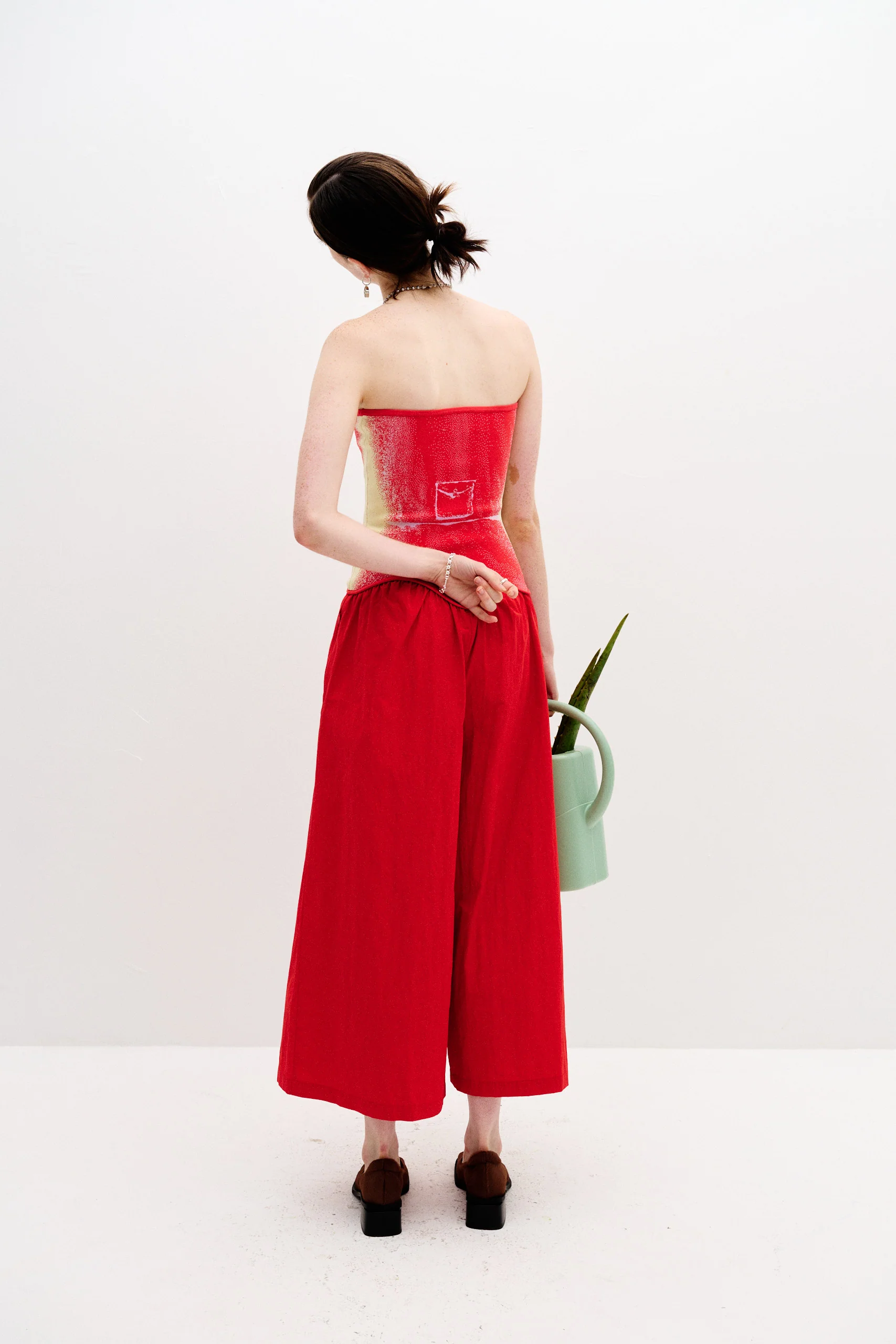 OKRA MIXED MEDIA JUMPSUIT - Image 3