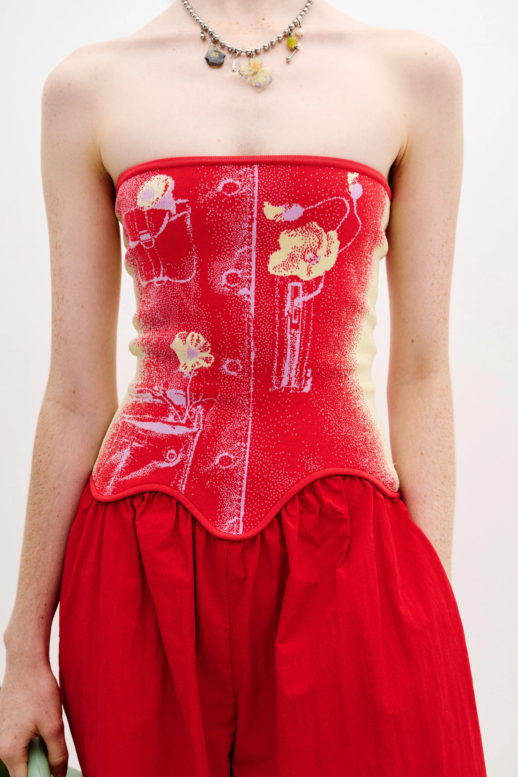 OKRA MIXED MEDIA JUMPSUIT - Image 5