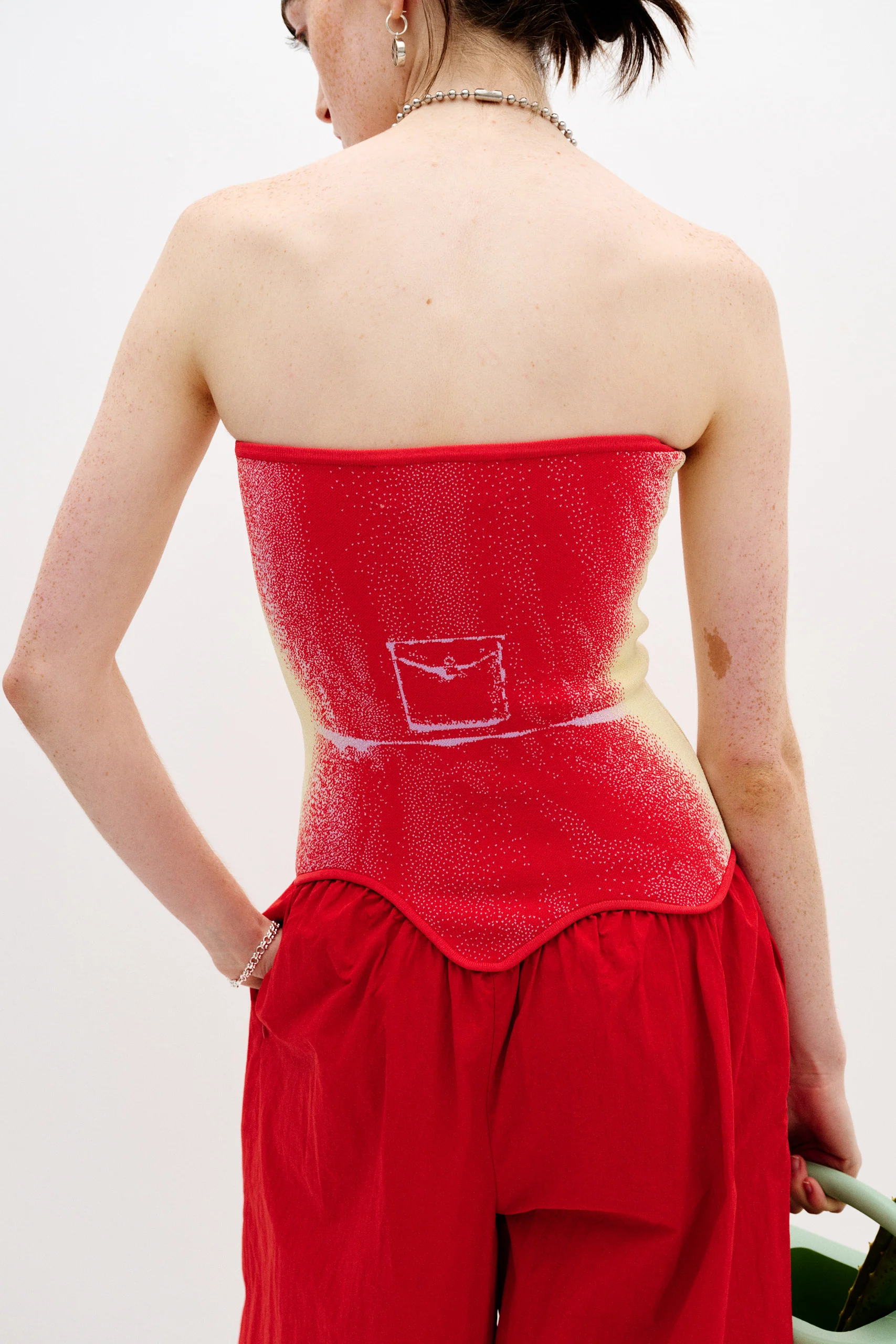 OKRA MIXED MEDIA JUMPSUIT - Image 6