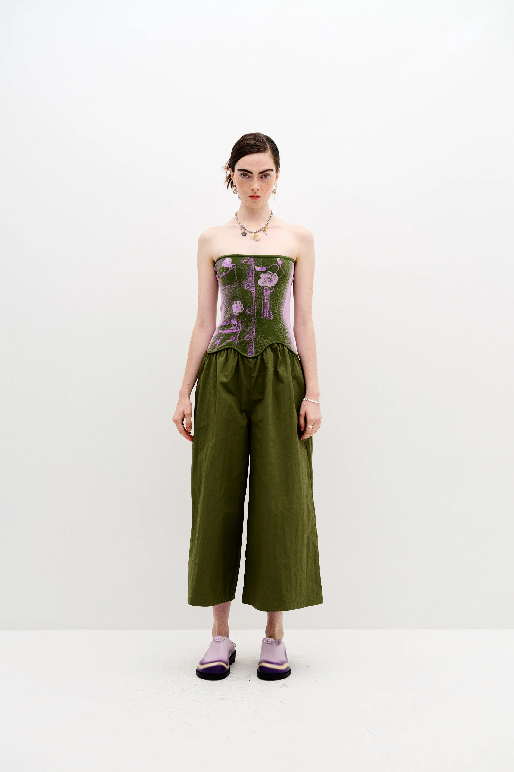 OKRA MIXED MEDIA JUMPSUIT - Image 2