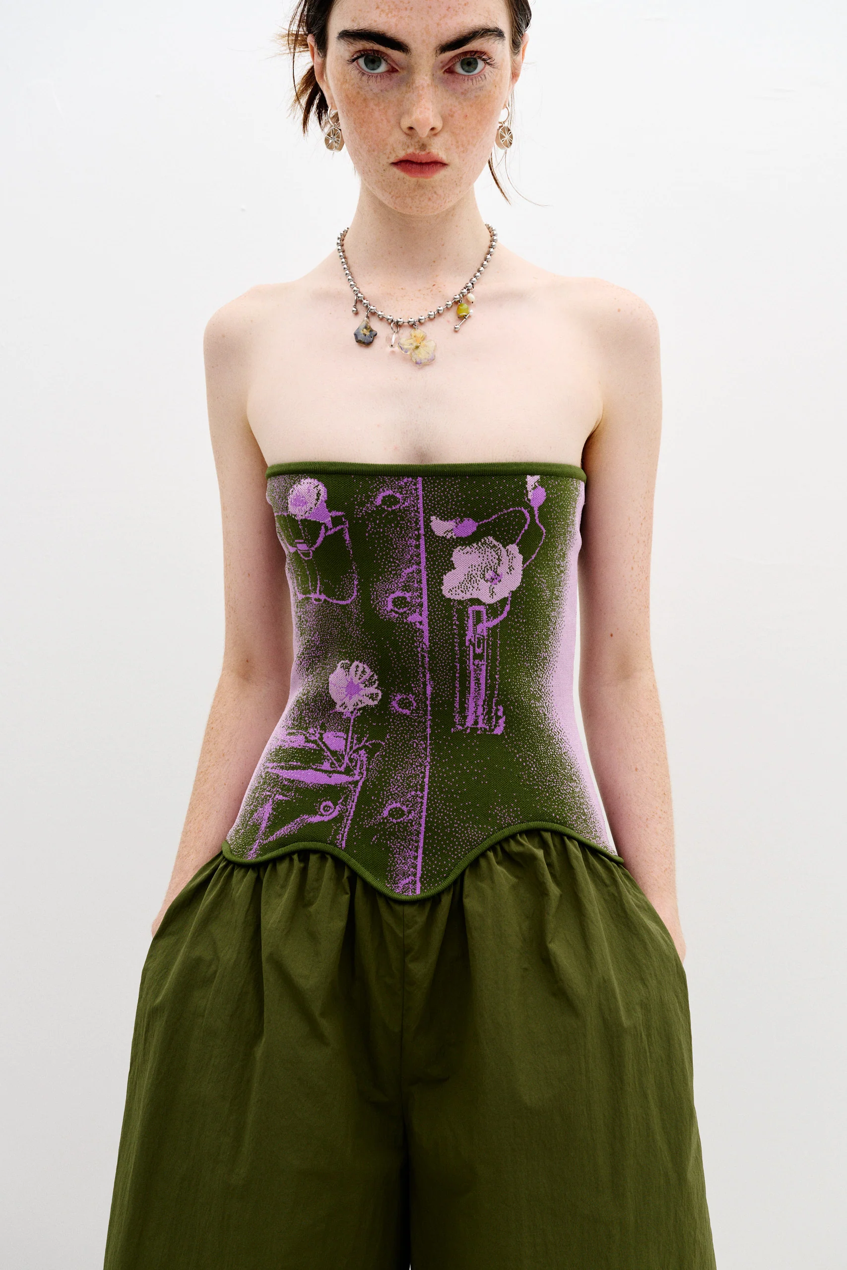 OKRA MIXED MEDIA JUMPSUIT - Image 5