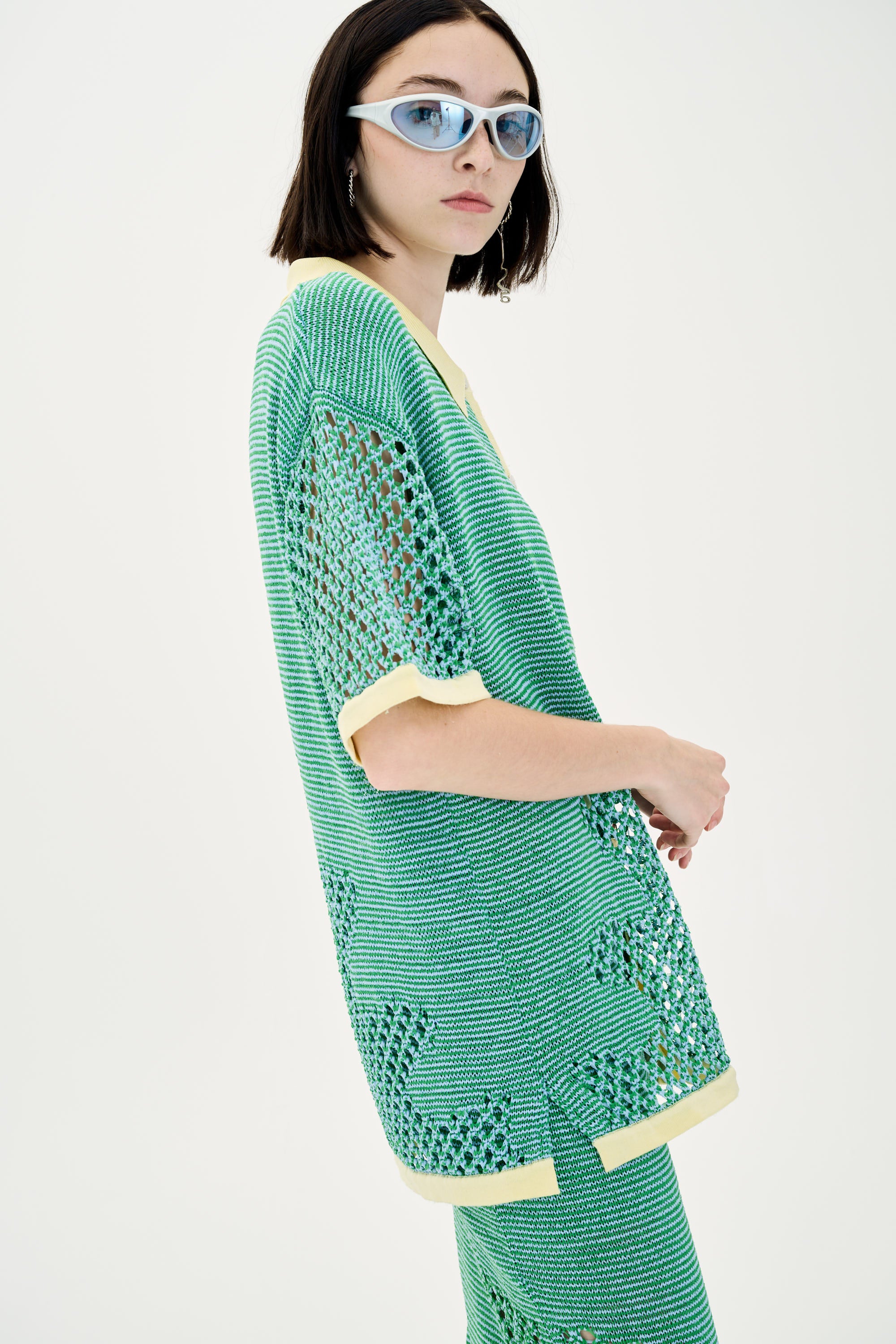 OLIVIA CROCHET OVERSIZED SHIRT - Image 3