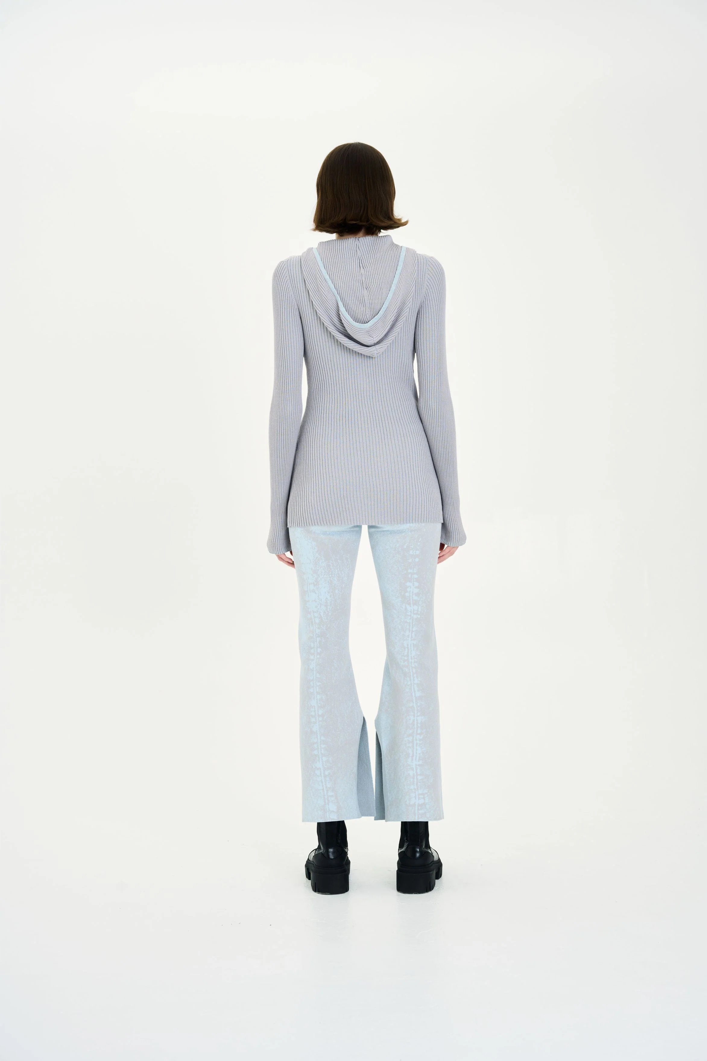 ORCHID METALLIC LONG SLEEVE HOODY - Image 4