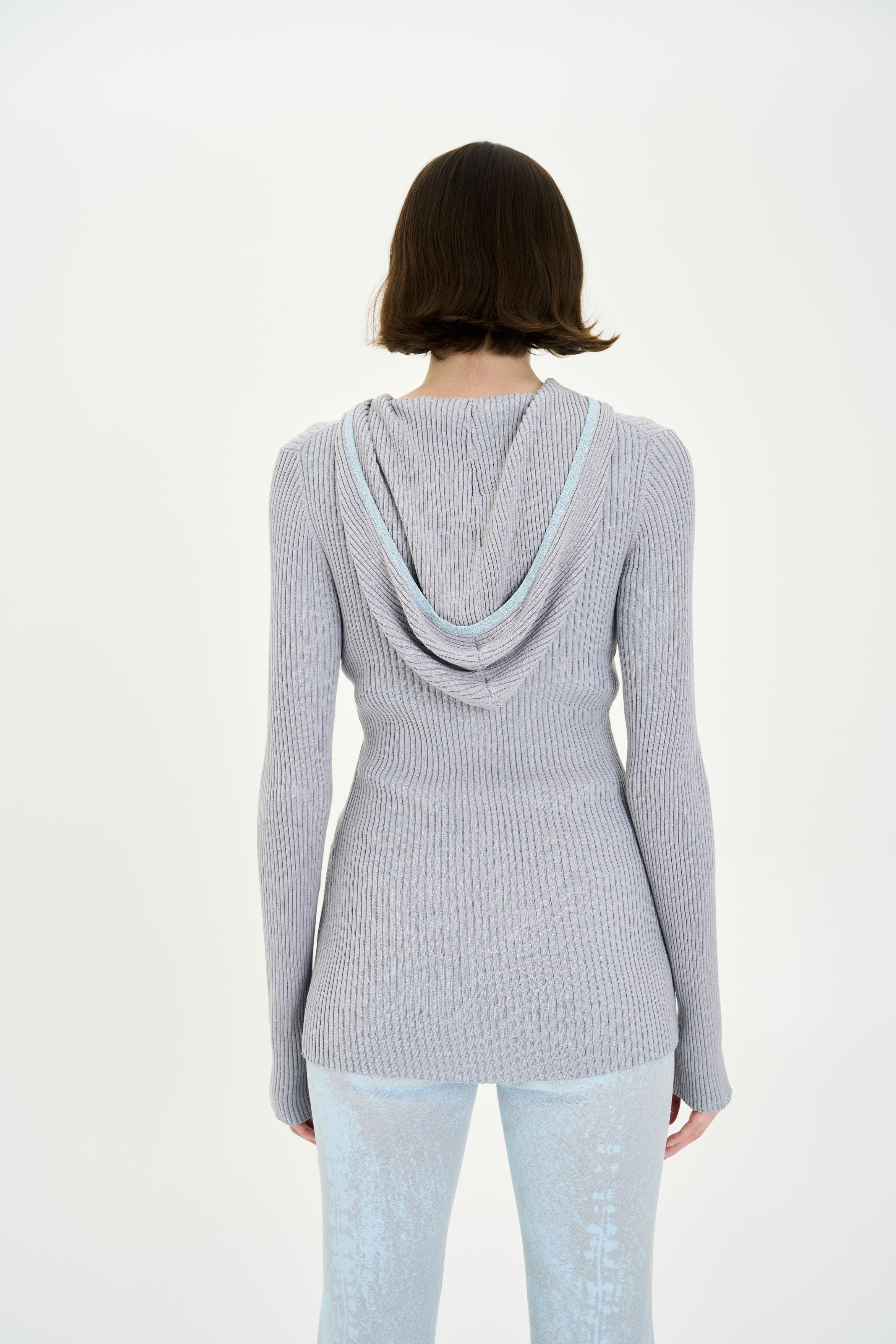 ORCHID METALLIC LONG SLEEVE HOODY - Image 6