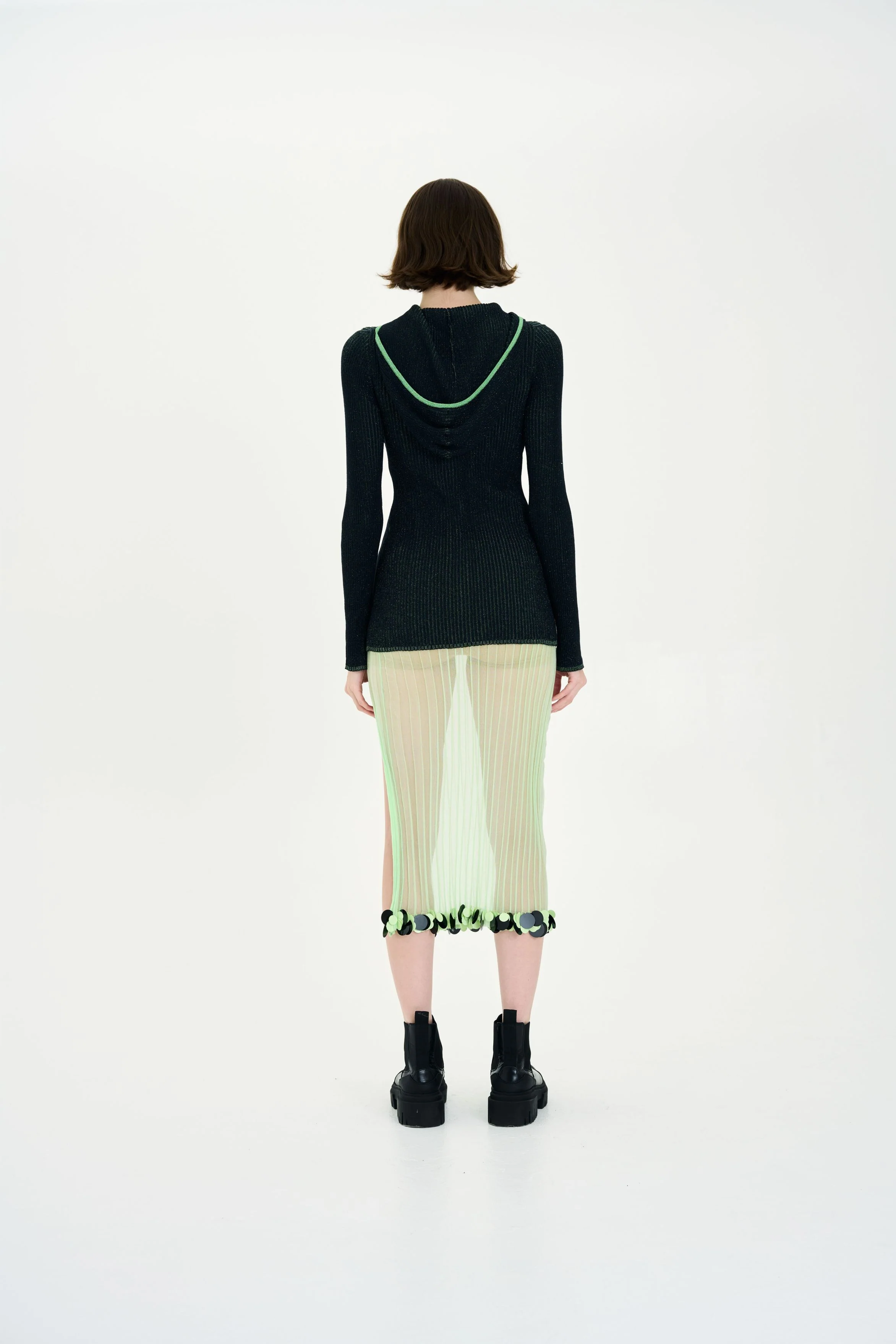 ORCHID METALLIC LONG SLEEVE HOODY - Image 4