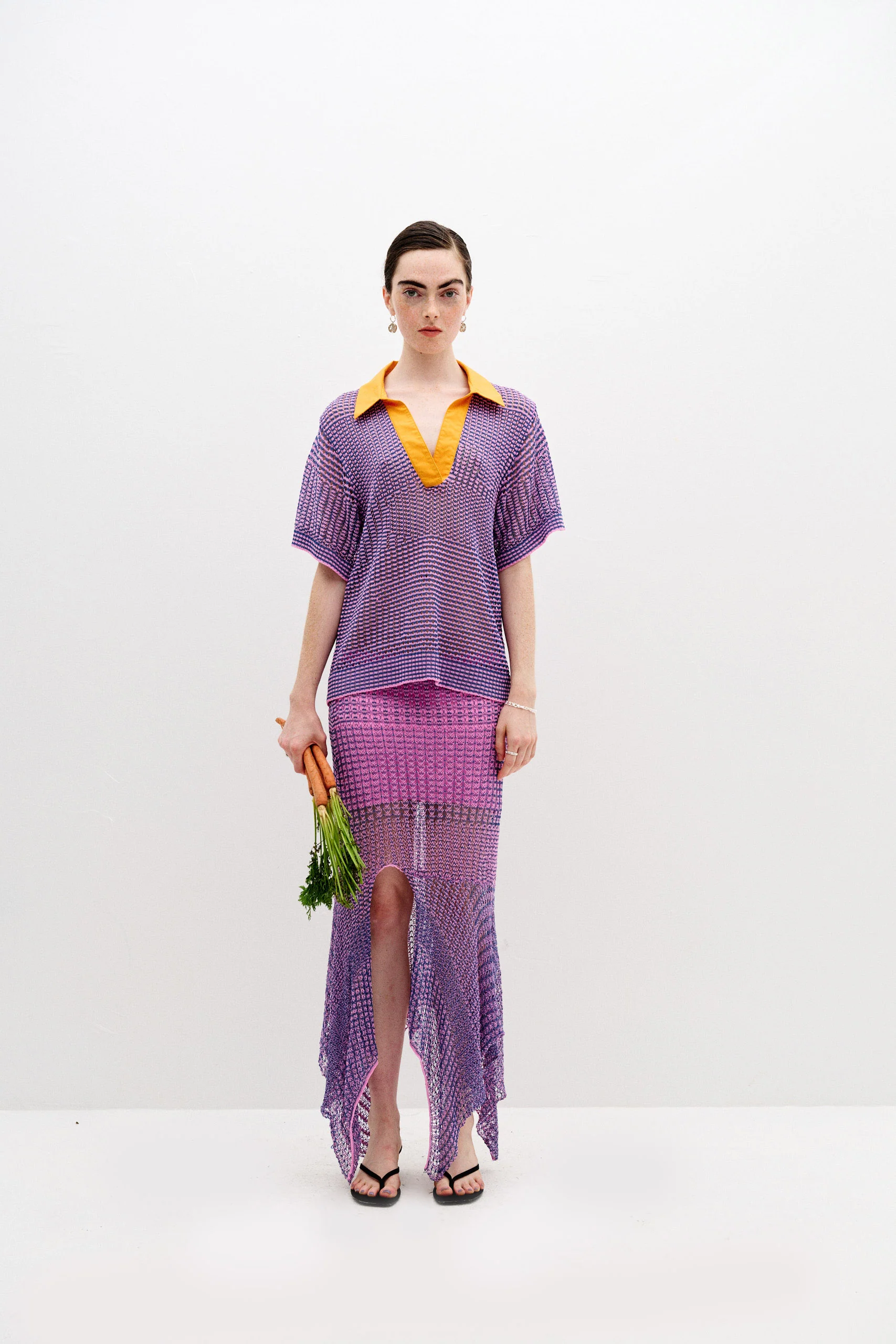 PICEA CROCHET MIDI SKIRT - Image 3