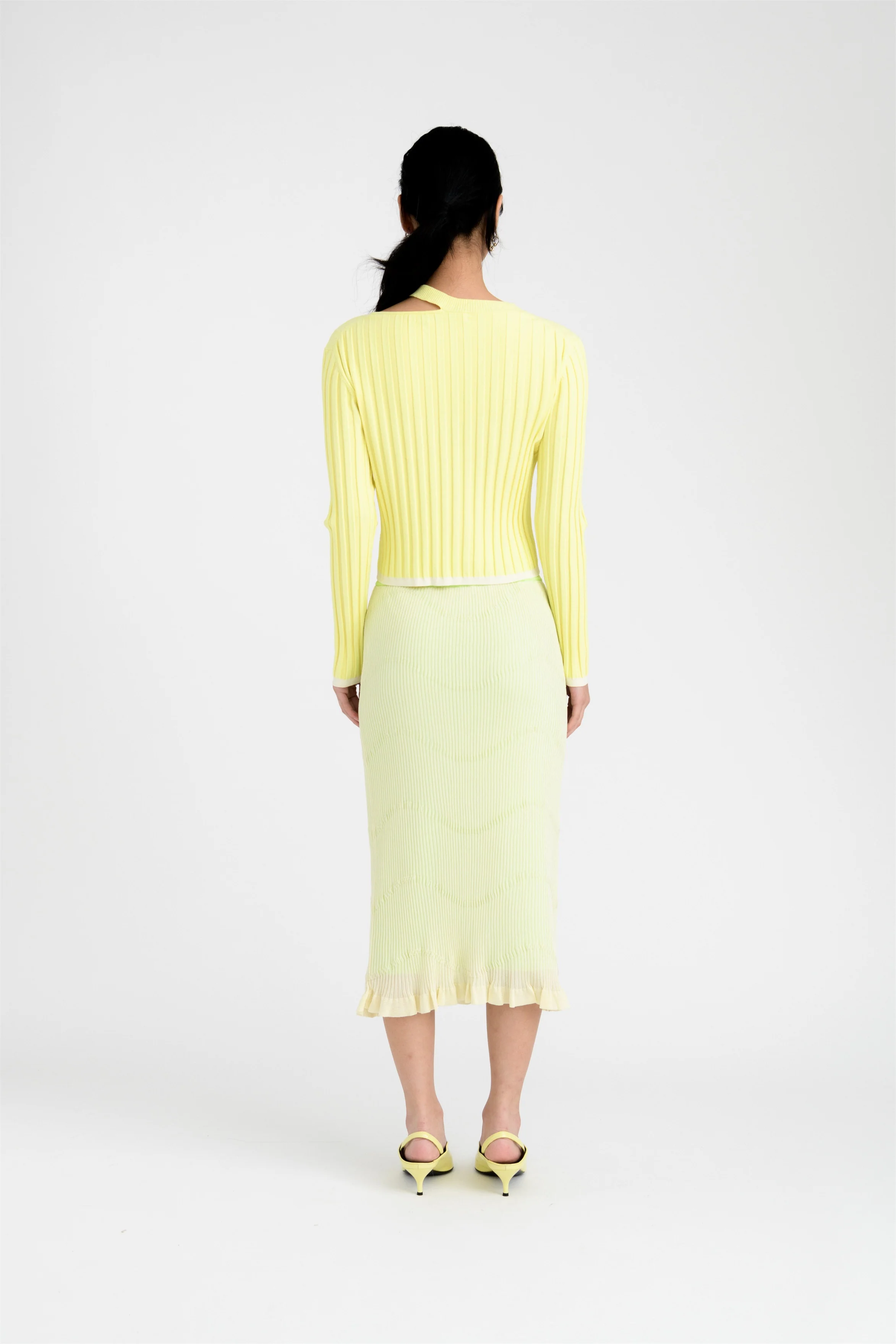 PIPE LONG SLEEVE CROPPED TOP - Image 4