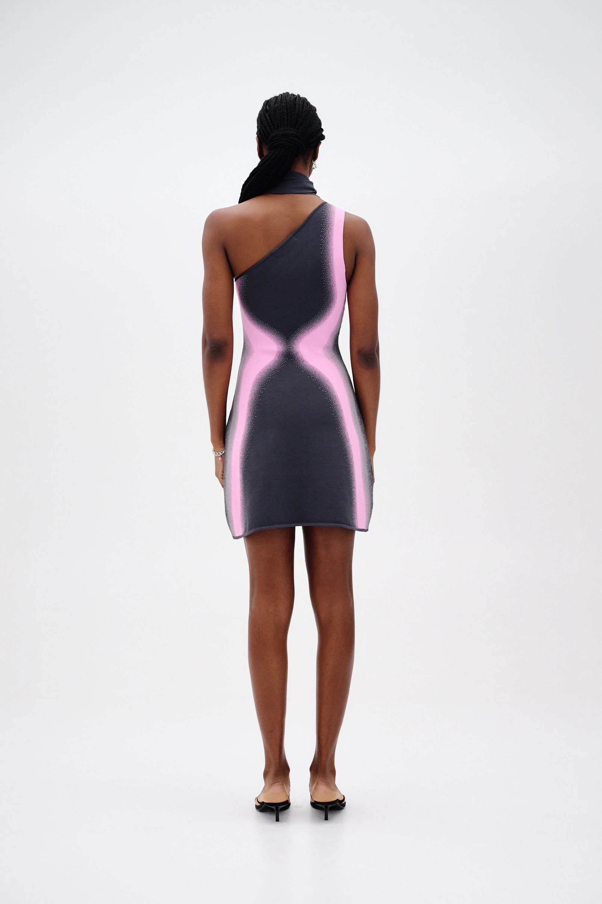 PIPER MINI DRESS WITH REMOVABLE SCARF - Image 4