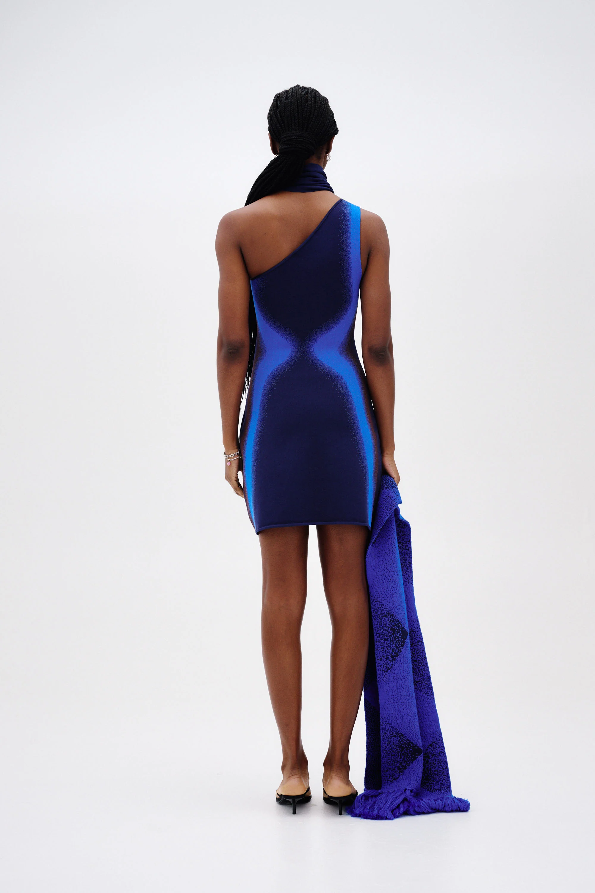 PIPER MINI DRESS WITH REMOVABLE SCARF - Image 4
