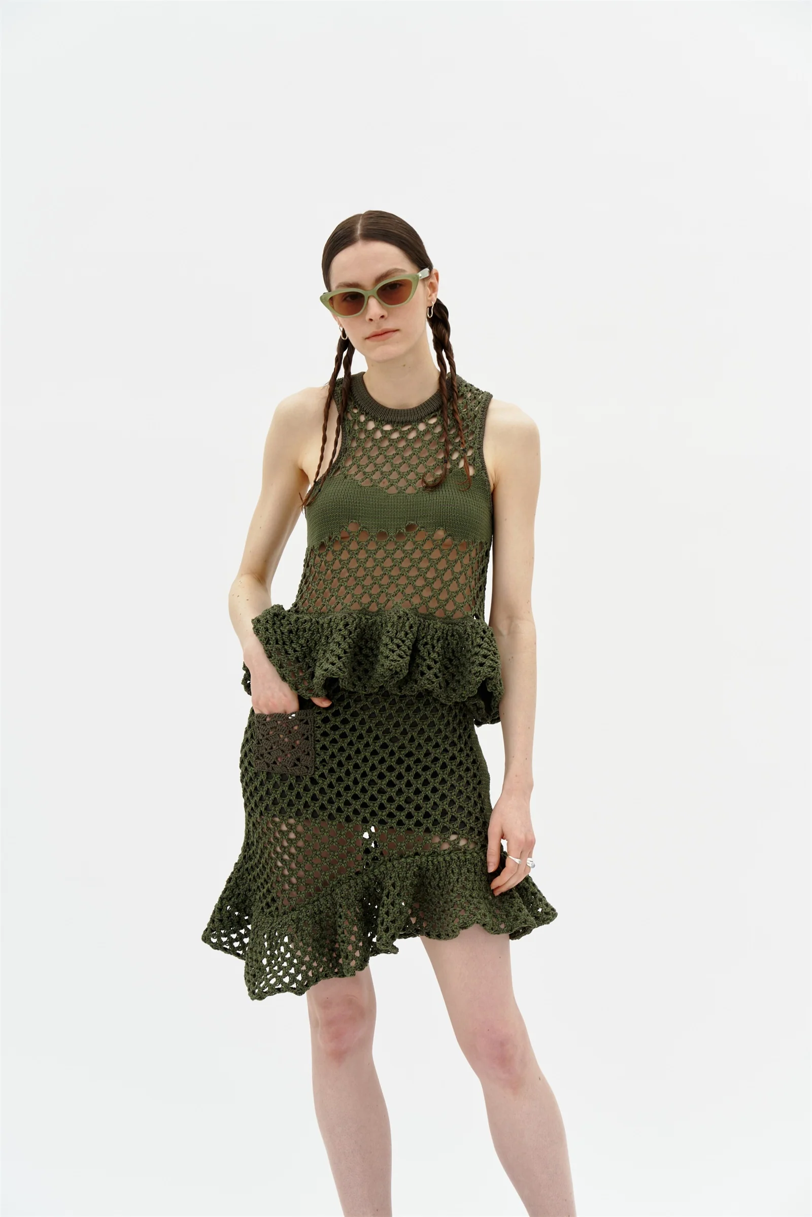 PONGO CROCHET WAVY SKIRT - Image 2
