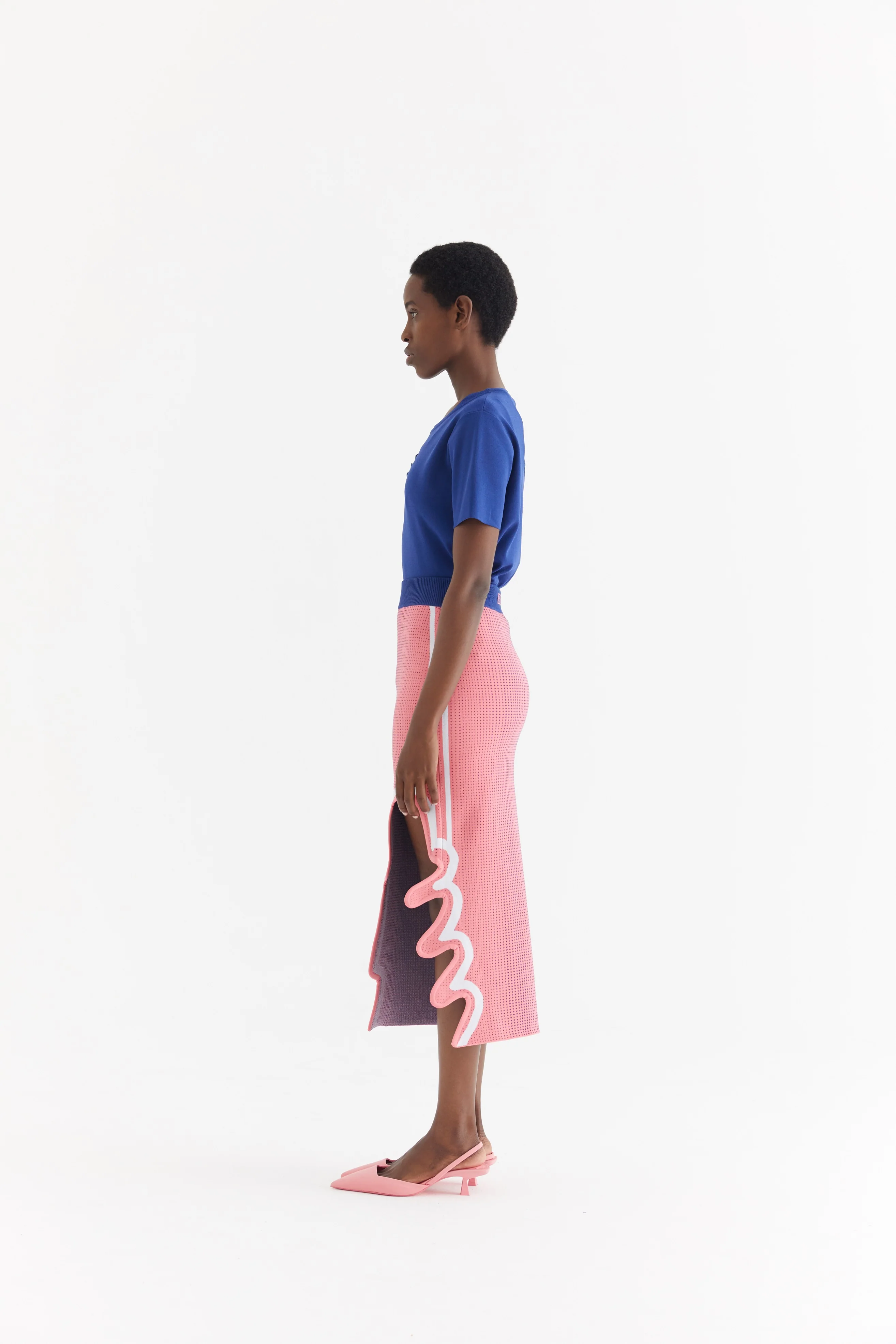RAGO WAVY MIDI SKIRT - Image 2