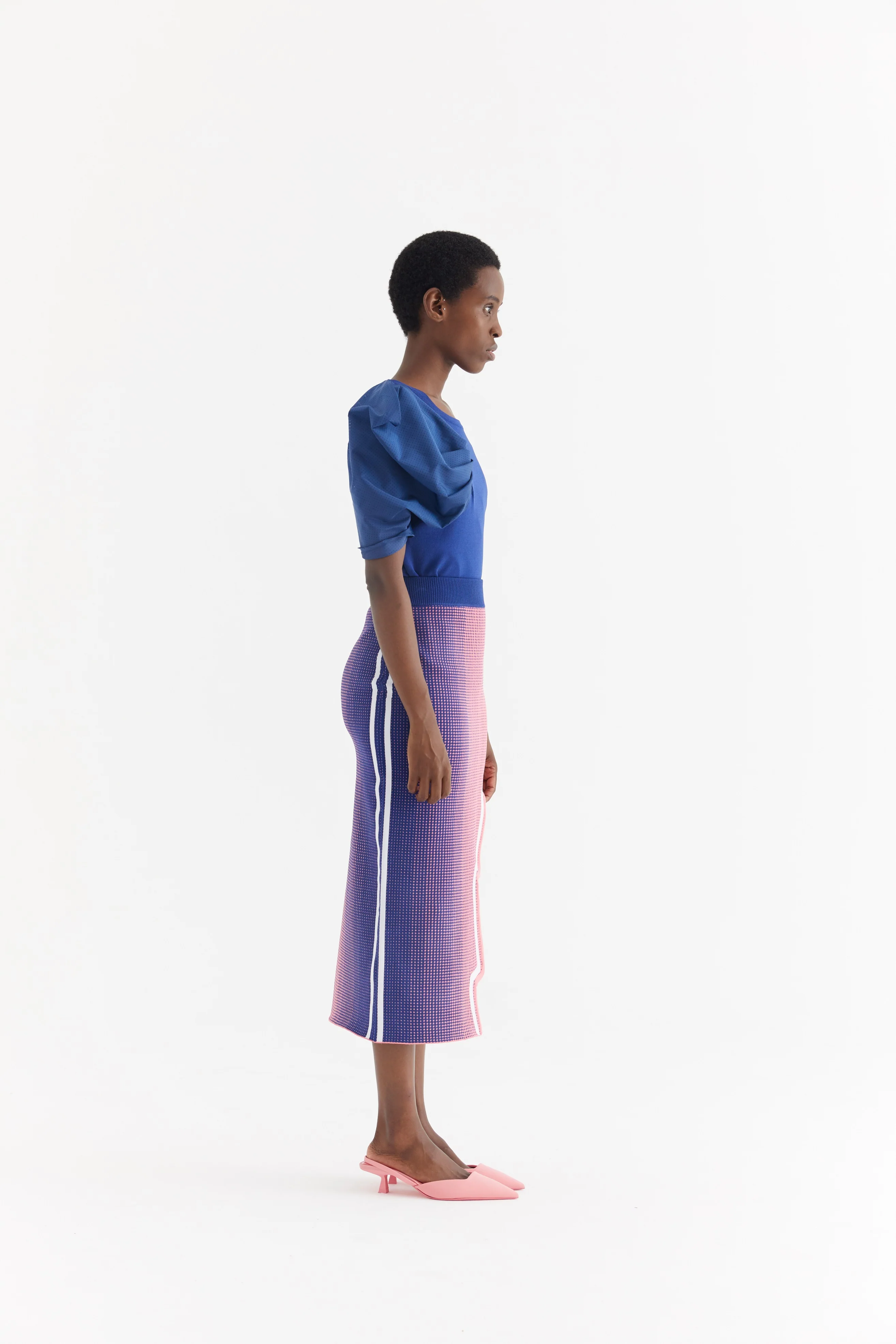 RAGO WAVY MIDI SKIRT - Image 4