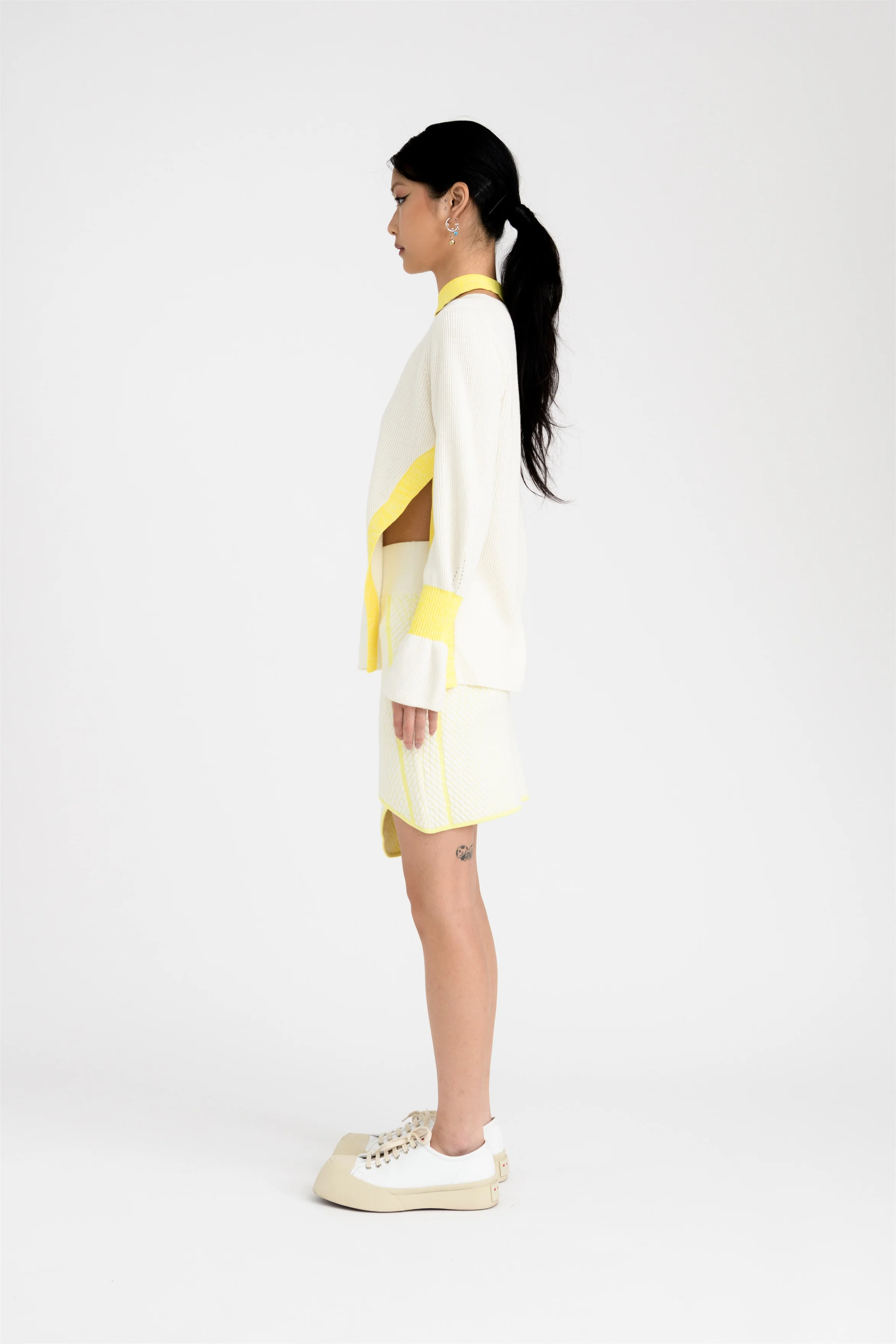 RAY CASHMERE COTTON OVERSIZED PULLOVER - Image 2