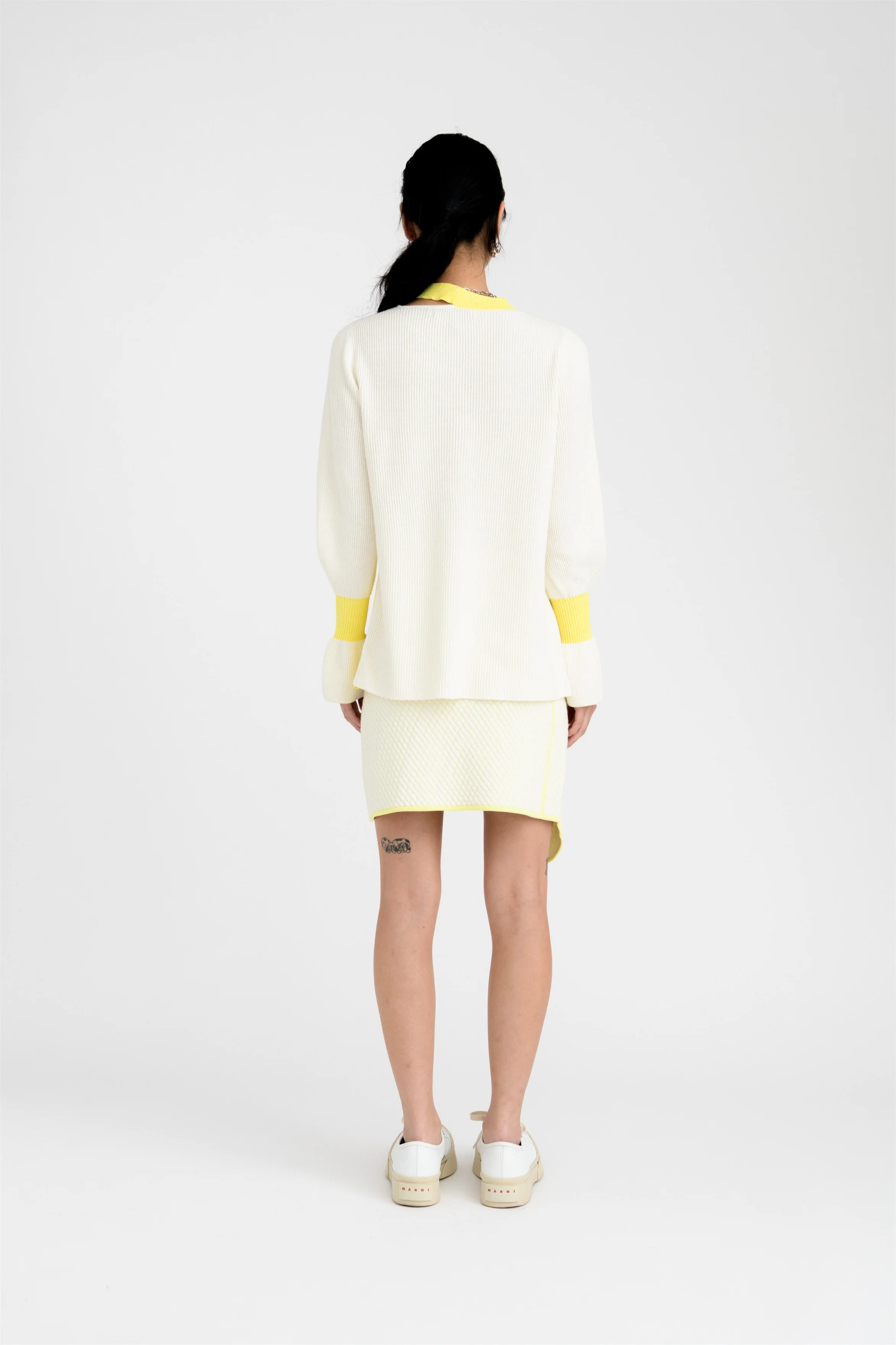 RAY CASHMERE COTTON OVERSIZED PULLOVER - Image 3