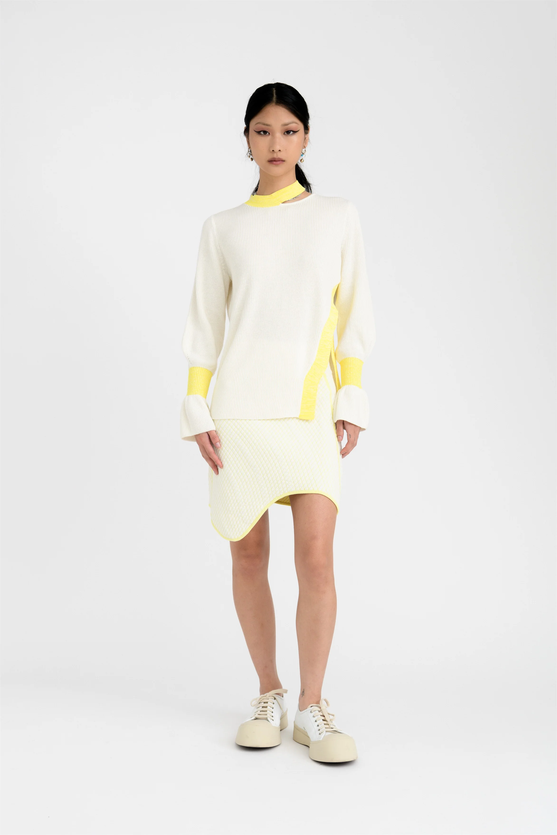 RAY CASHMERE COTTON OVERSIZED PULLOVER - Image 4