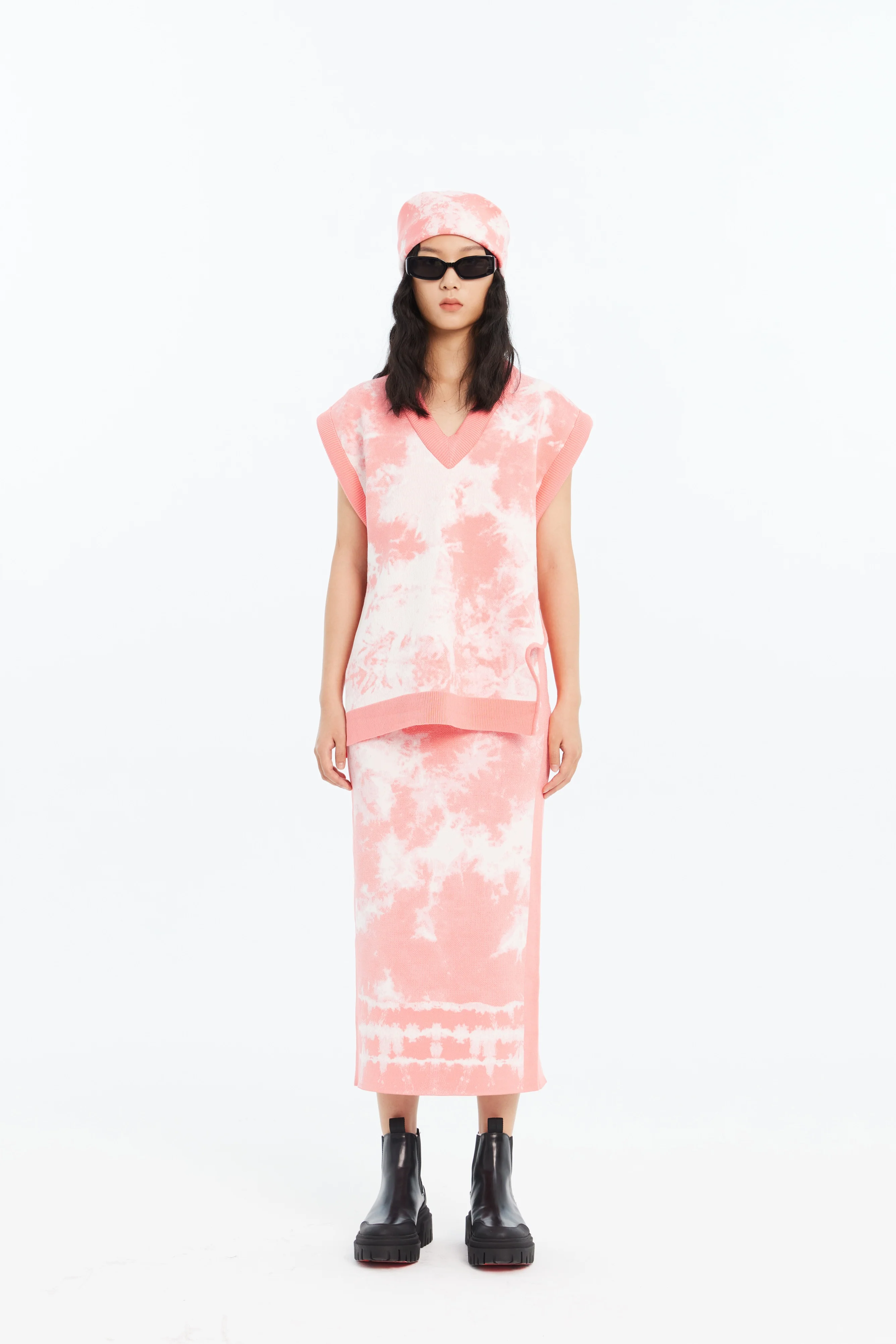 REESE ECO "TIE DYE" MIDI SKIRT - Image 4
