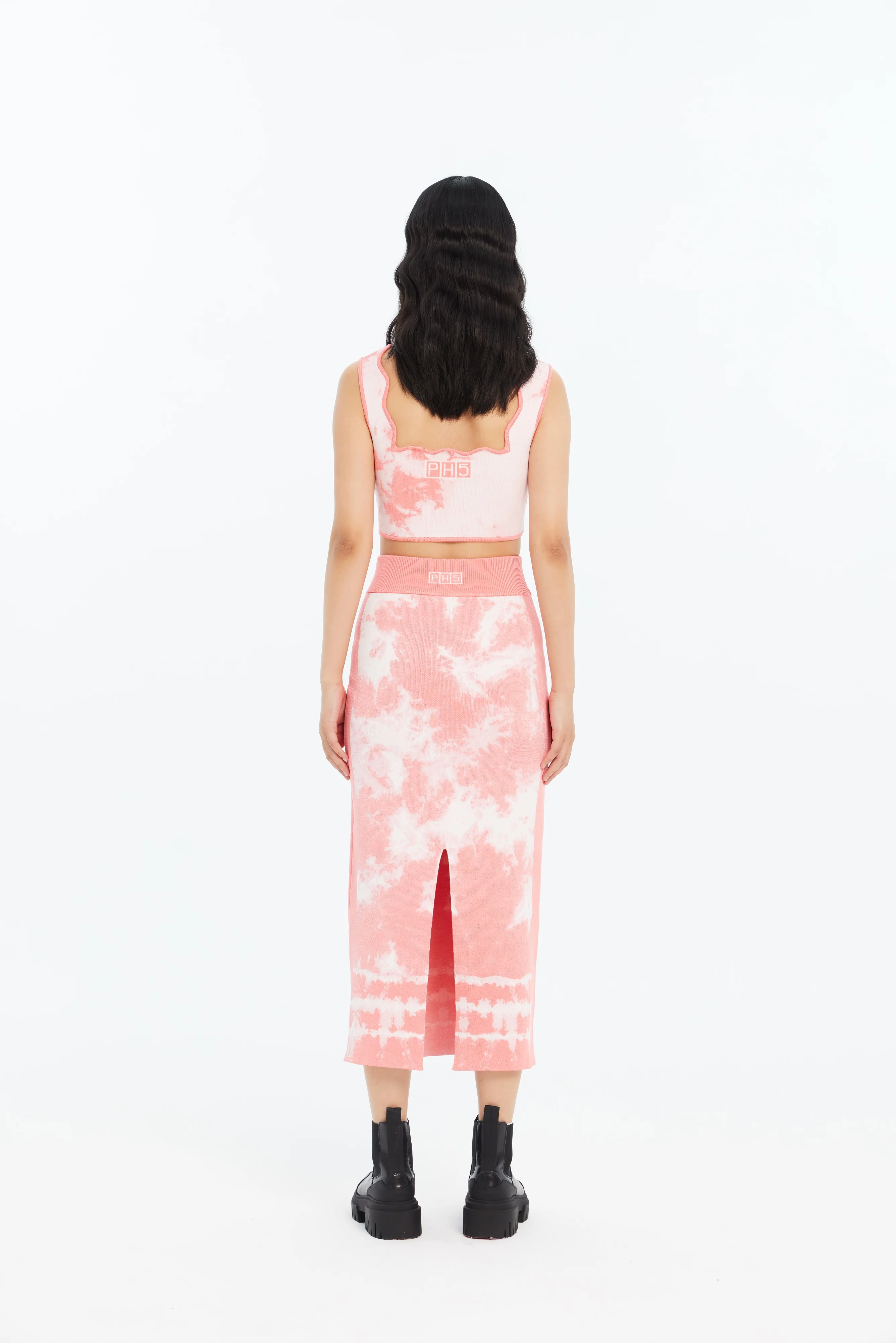 REESE ECO "TIE DYE" MIDI SKIRT - Image 5