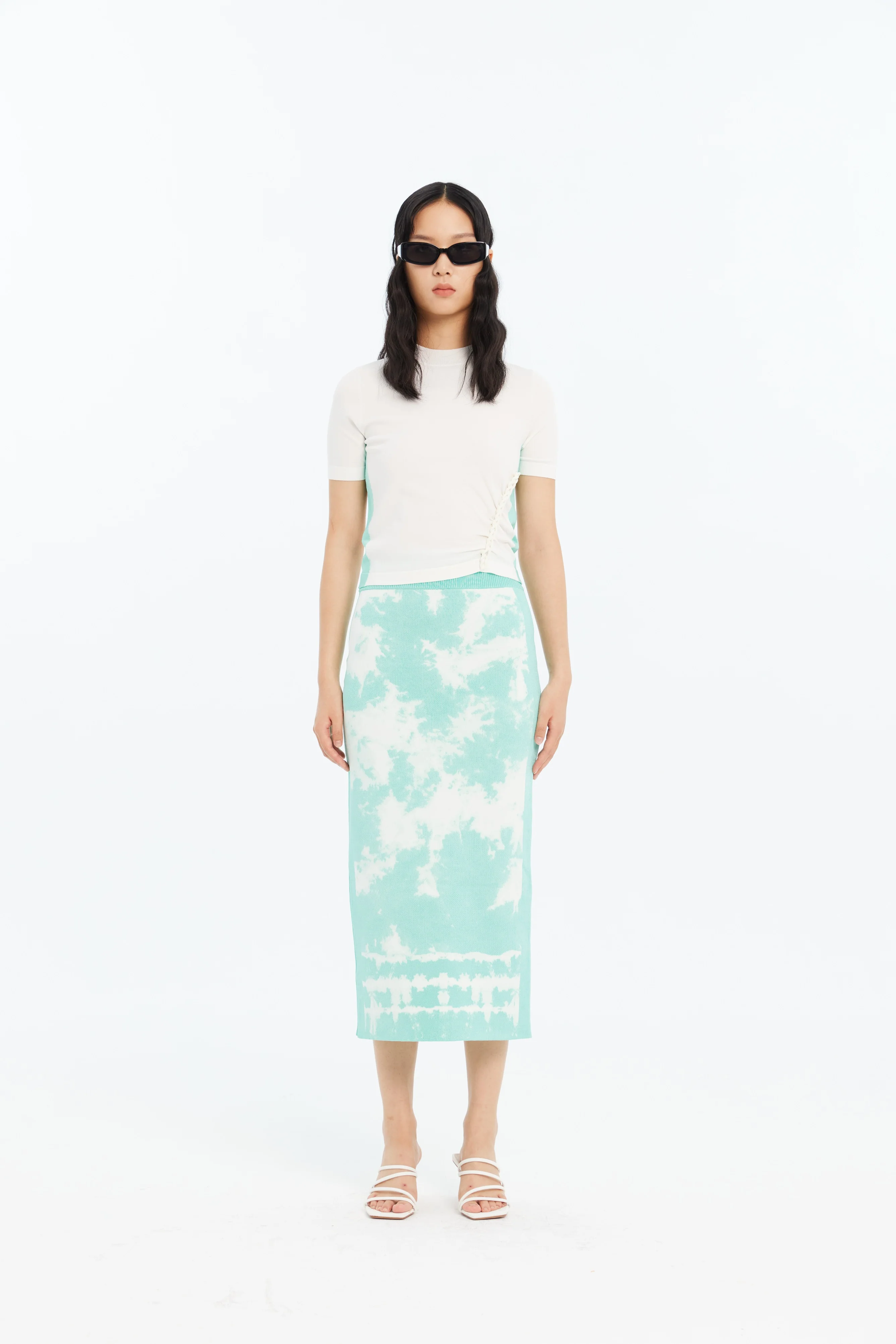 REESE ECO "TIE DYE" MIDI SKIRT - Image 2