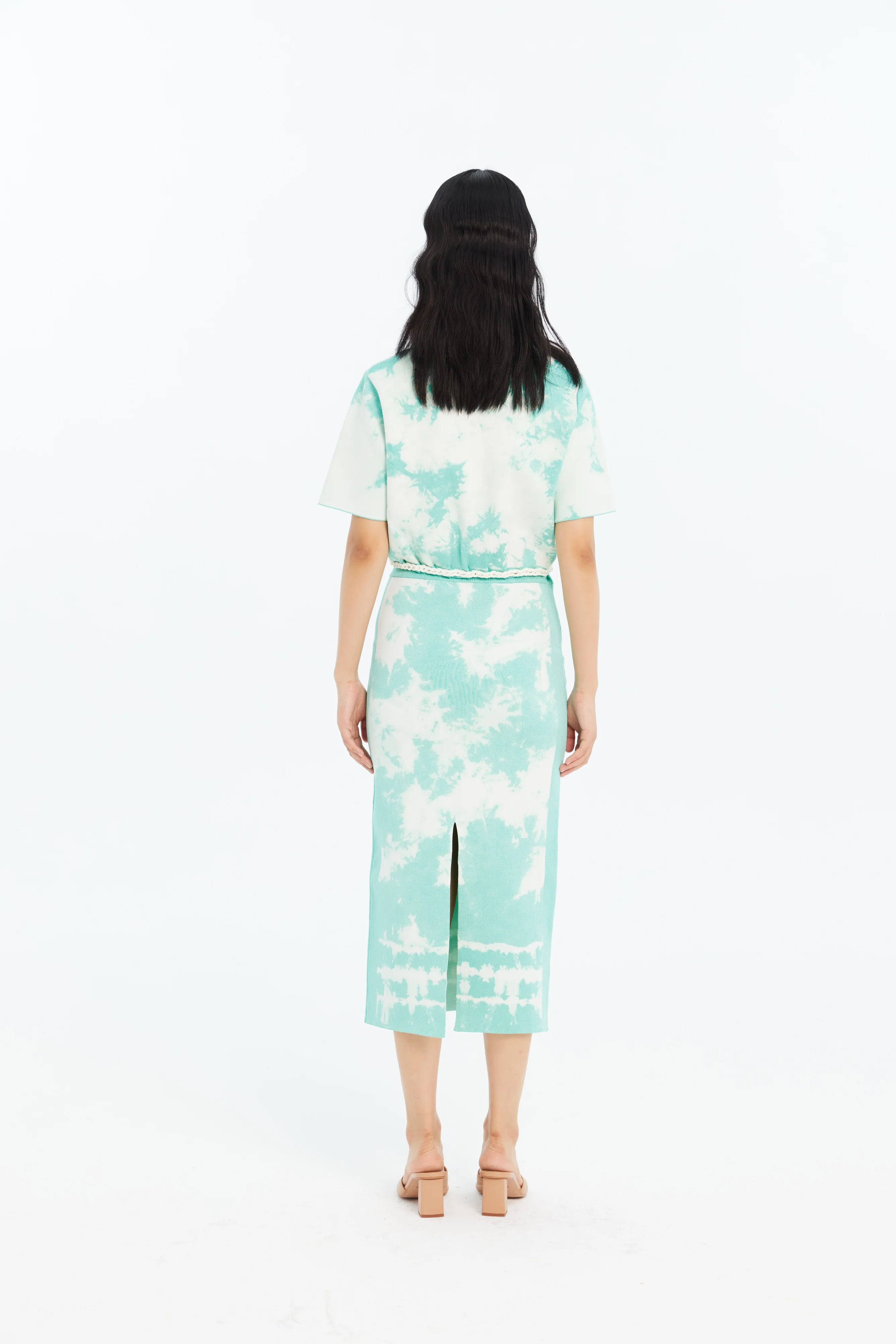 REESE ECO "TIE DYE" MIDI SKIRT - Image 4