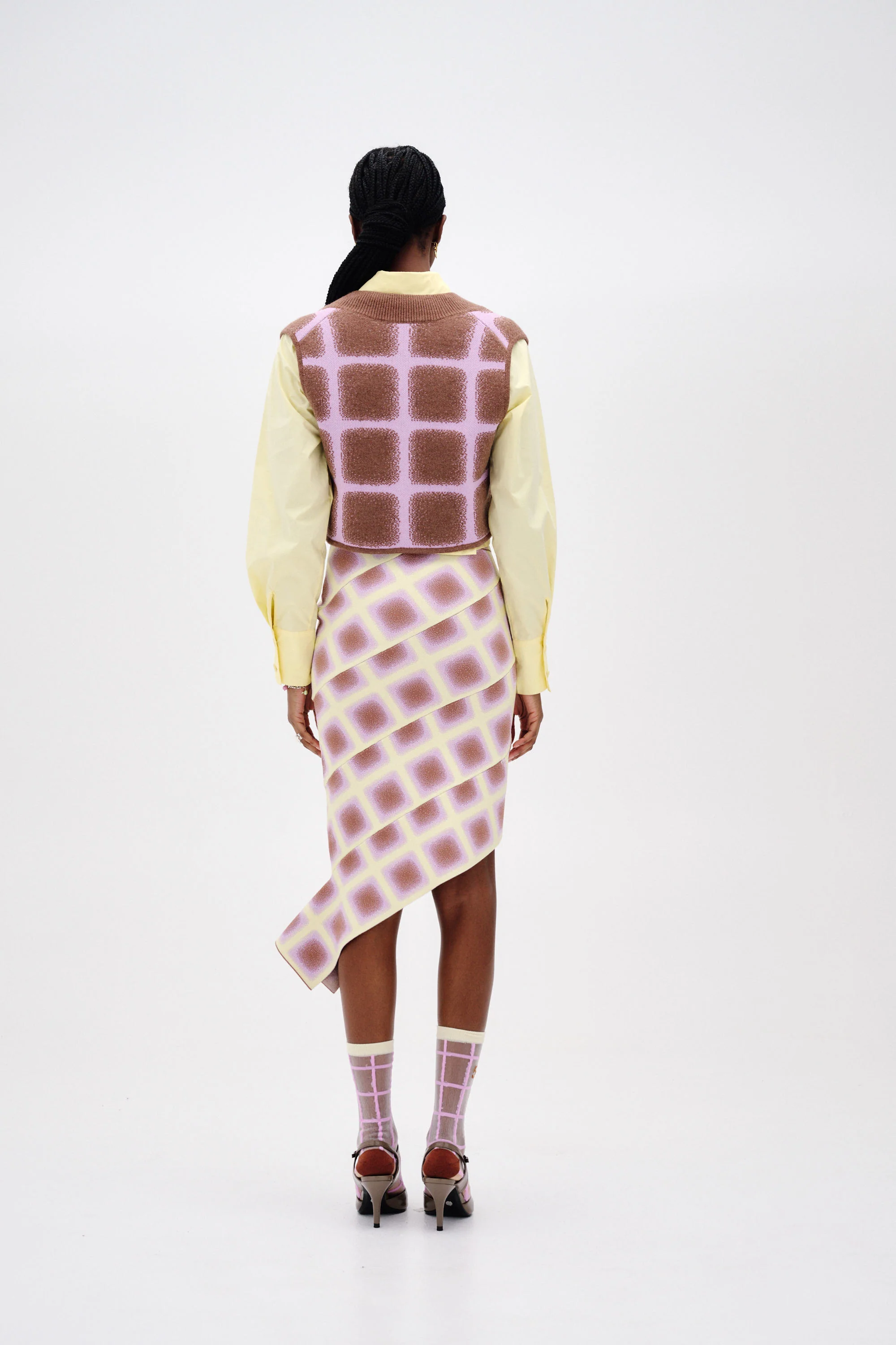 REYNOLDS PLAID CROPPED VEST - Image 6