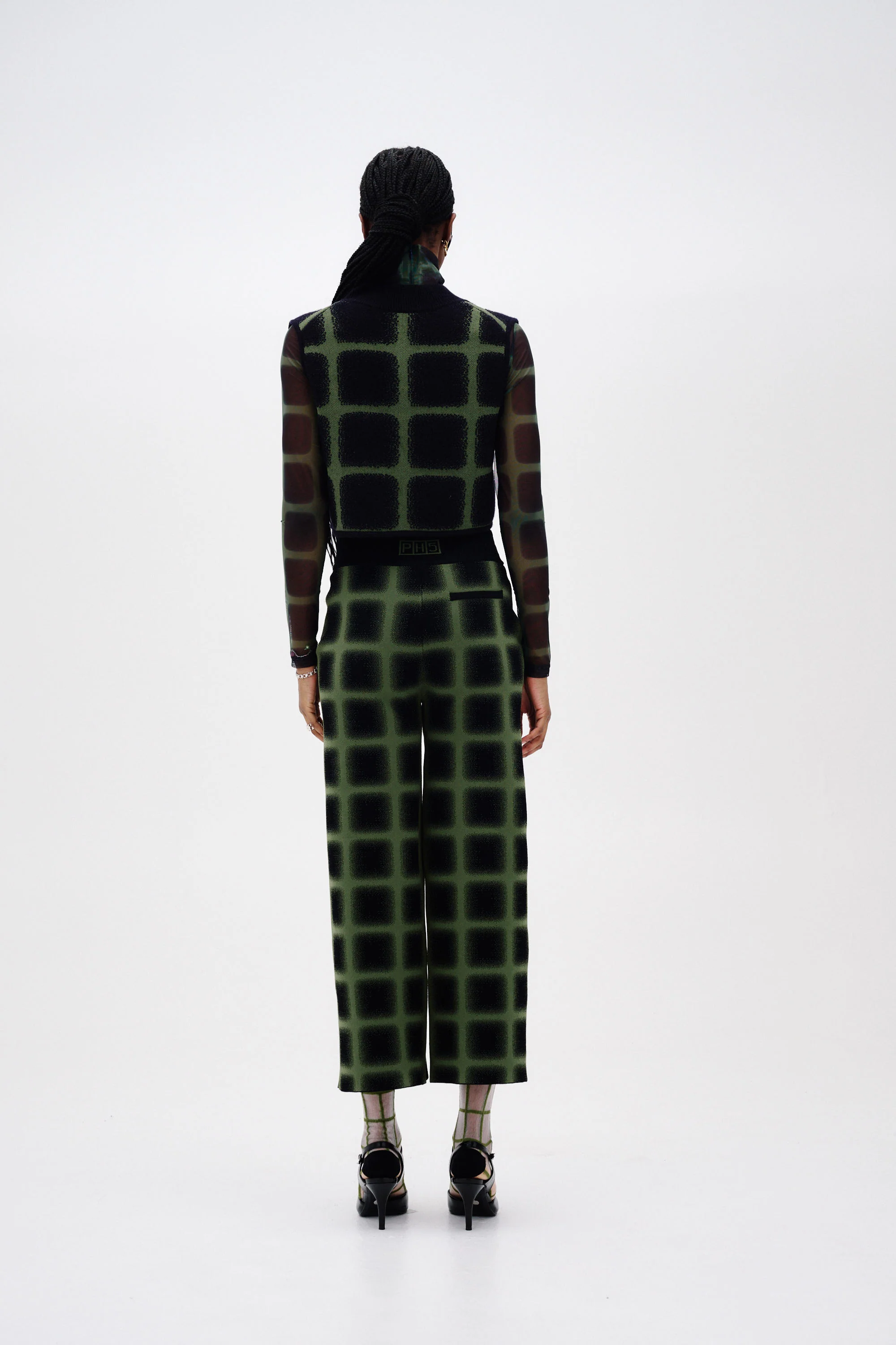 REYNOLDS PLAID CROPPED VEST - Image 5