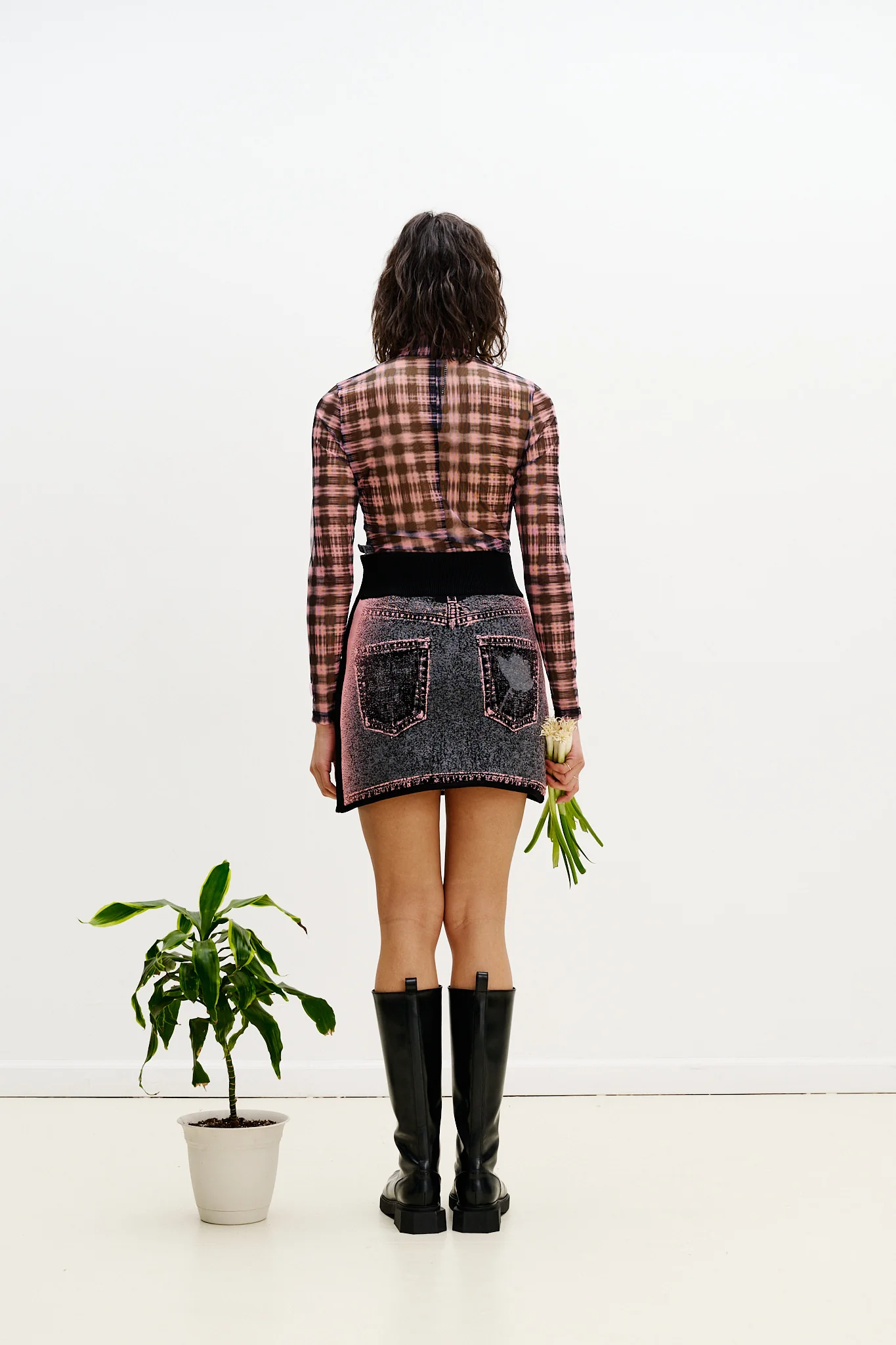 RHODA REVERSIBLE QUILTED SKIRT - Image 5