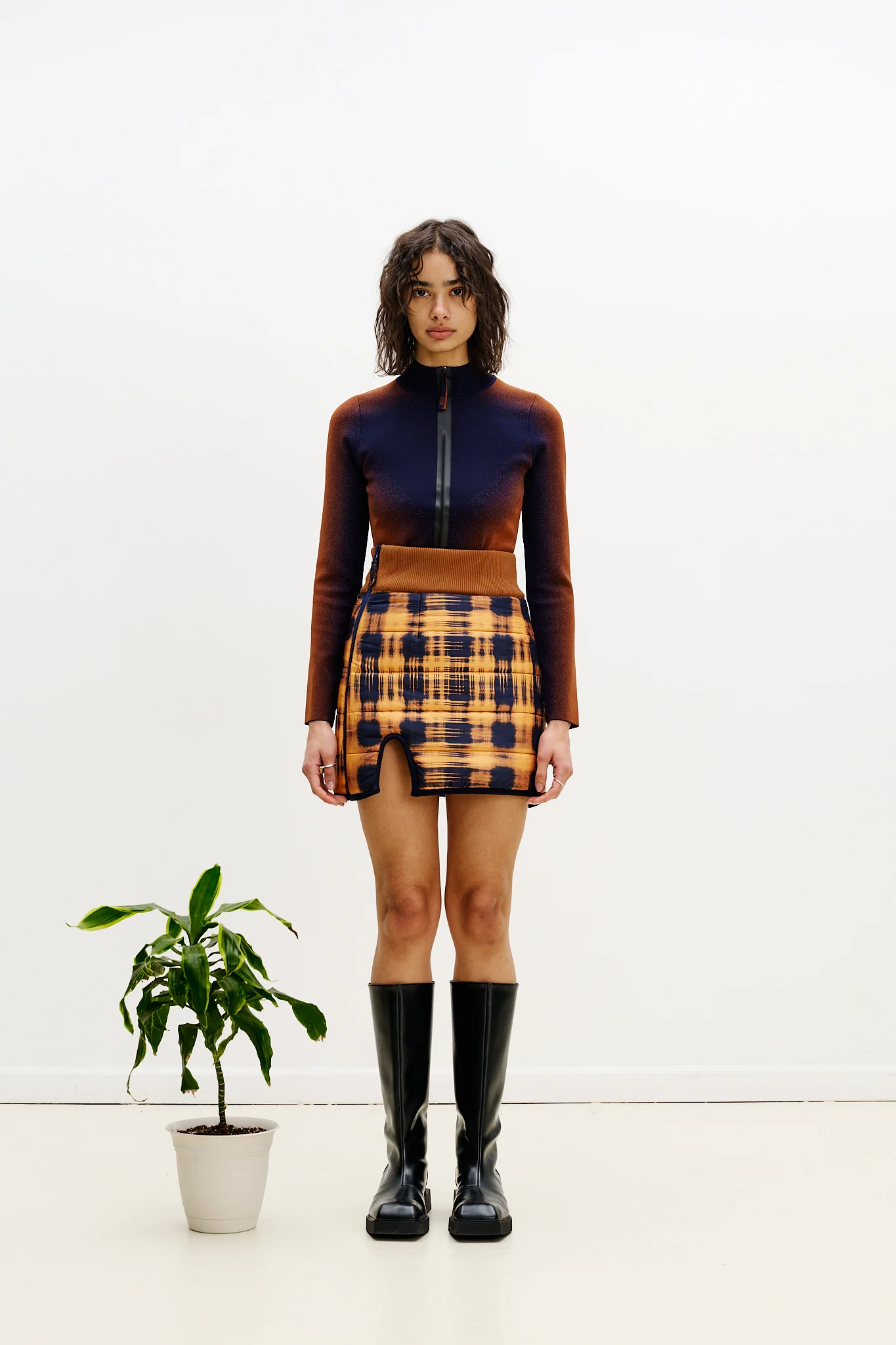 RHODA REVERSIBLE QUILTED SKIRT - Image 3