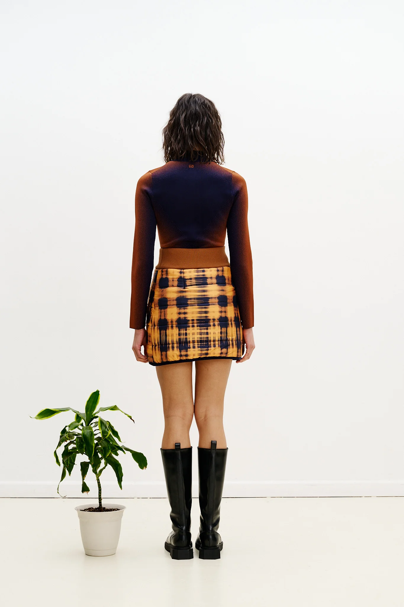 RHODA REVERSIBLE QUILTED SKIRT - Image 7