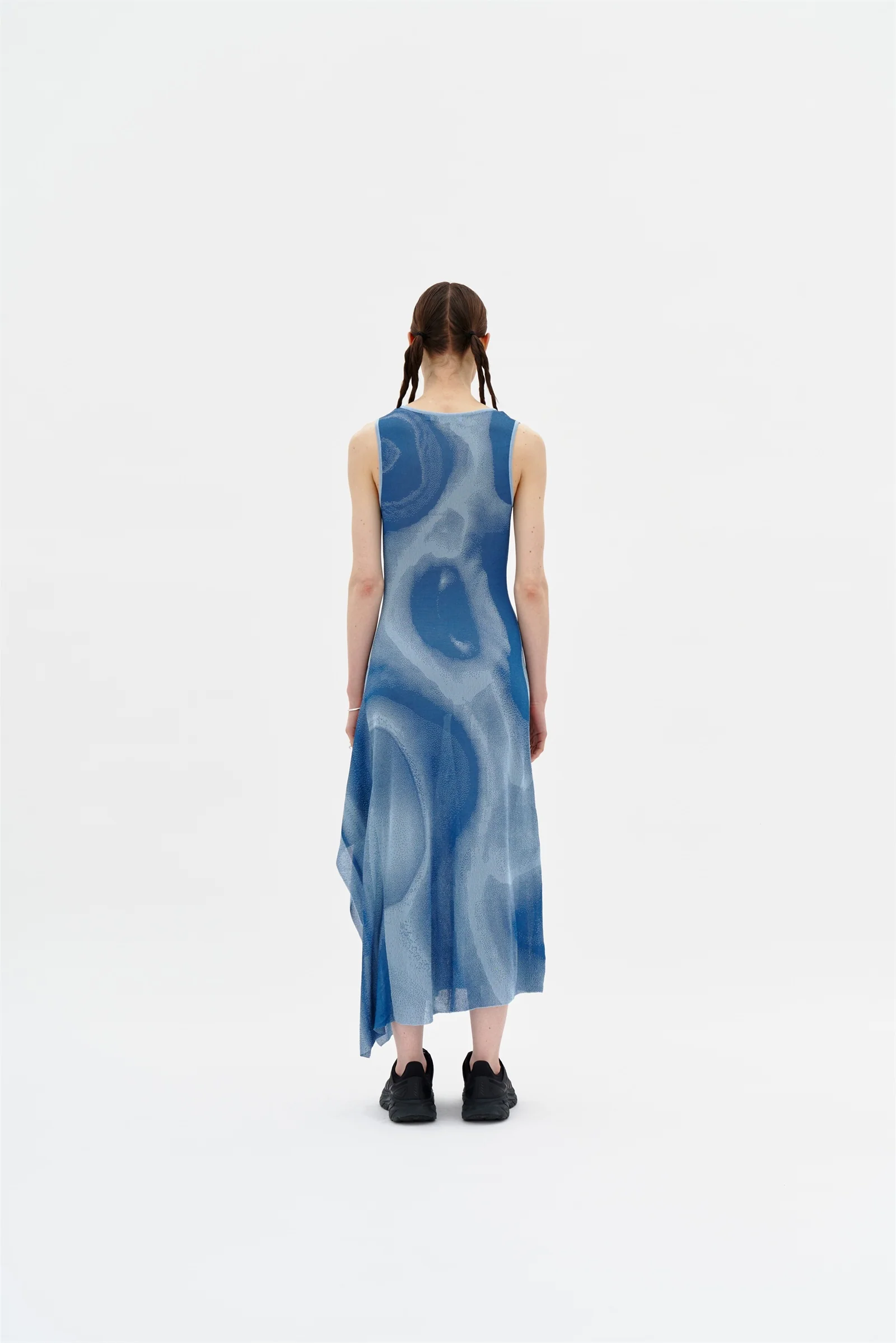 ROSIE RUCHED SHEER TANK DRESS - Image 3