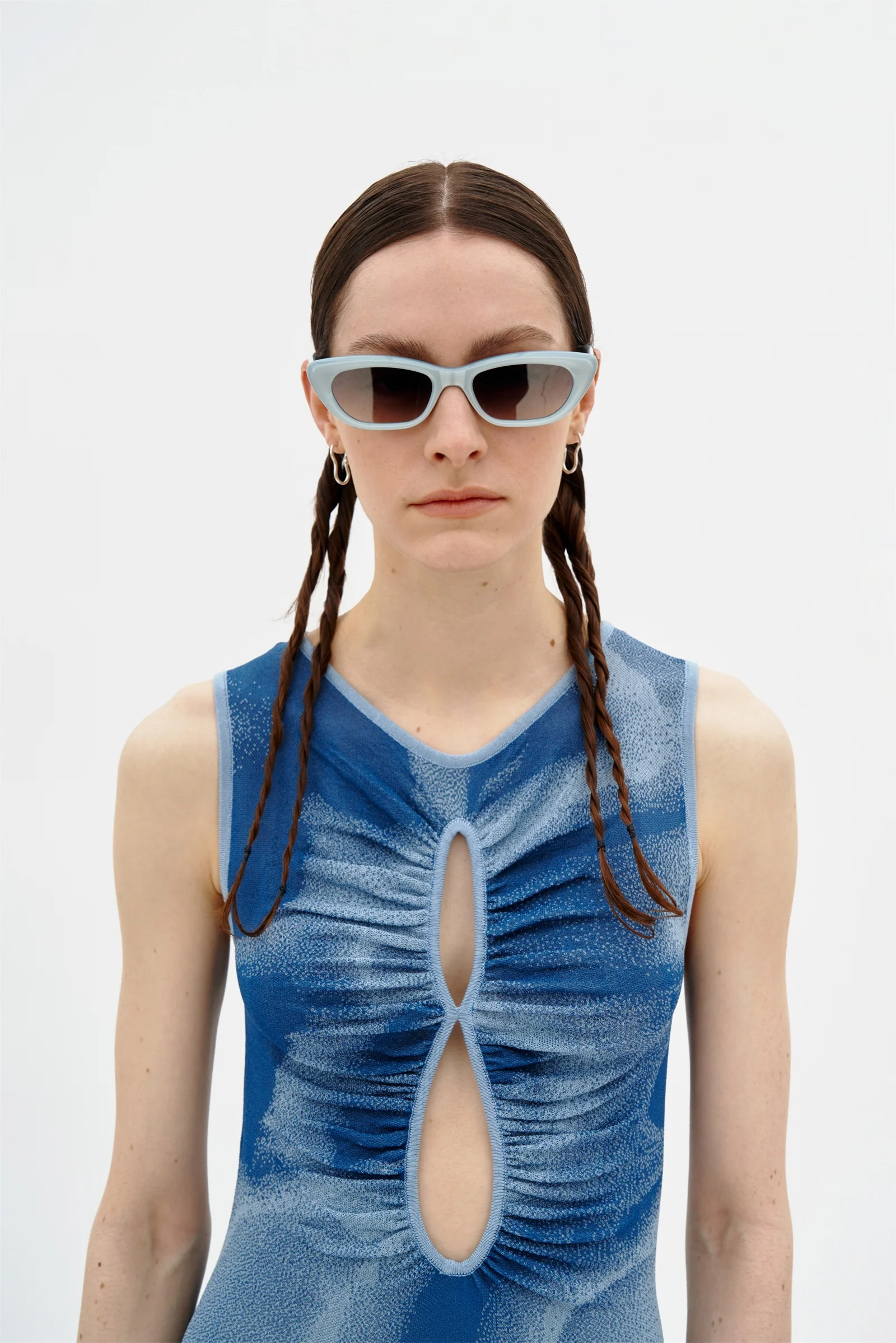 ROSIE RUCHED SHEER TANK DRESS - Image 6