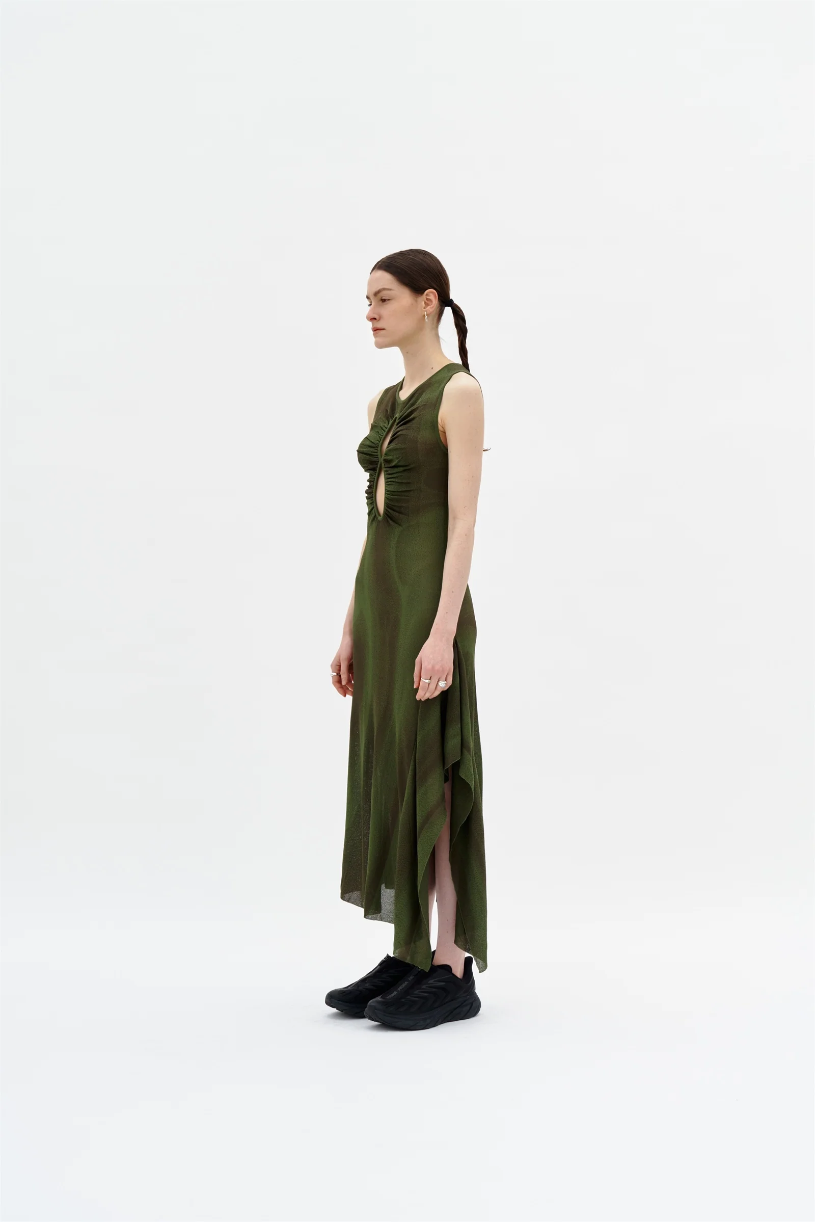 ROSIE RUCHED SHEER TANK DRESS - Image 2