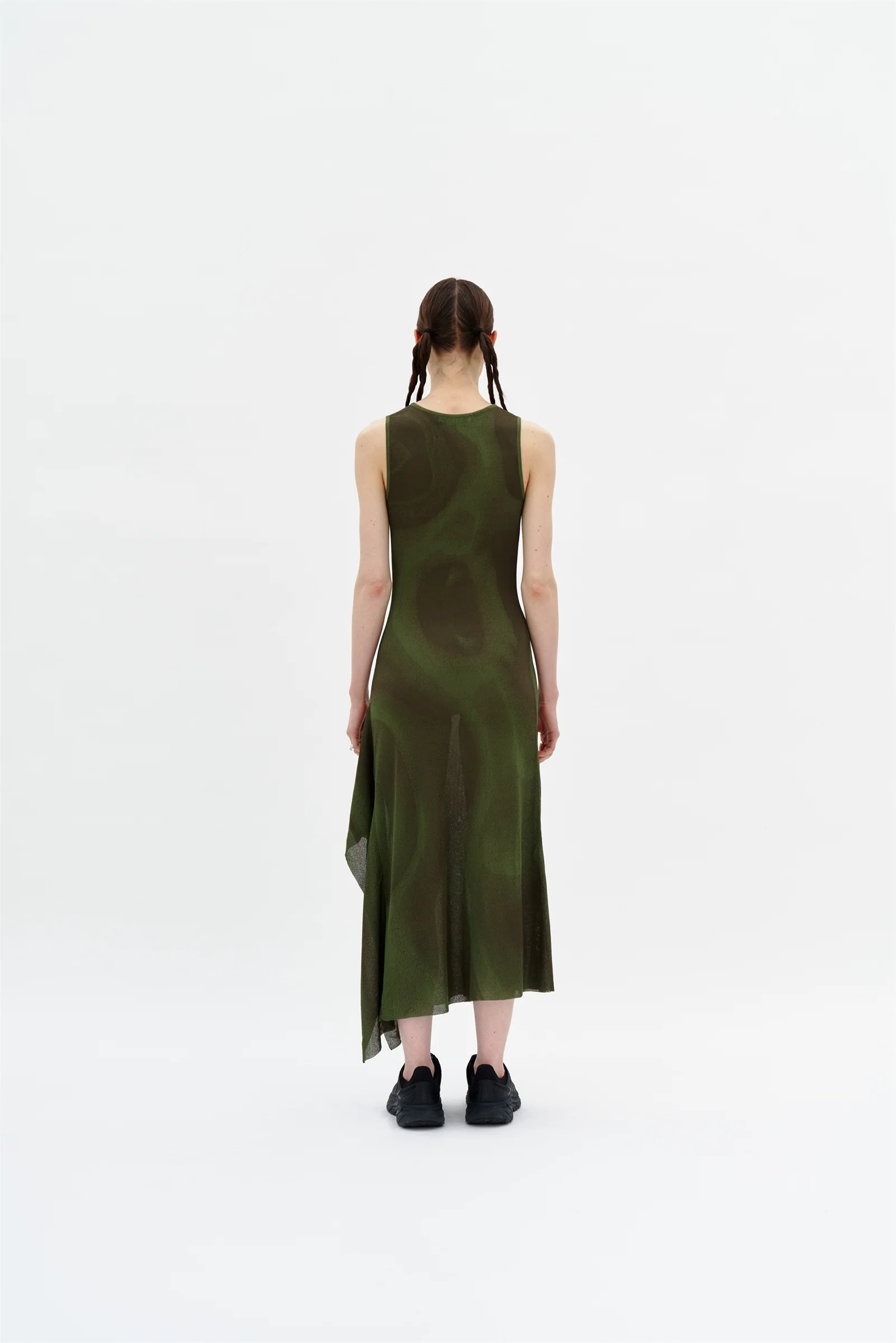 ROSIE RUCHED SHEER TANK DRESS - Image 3