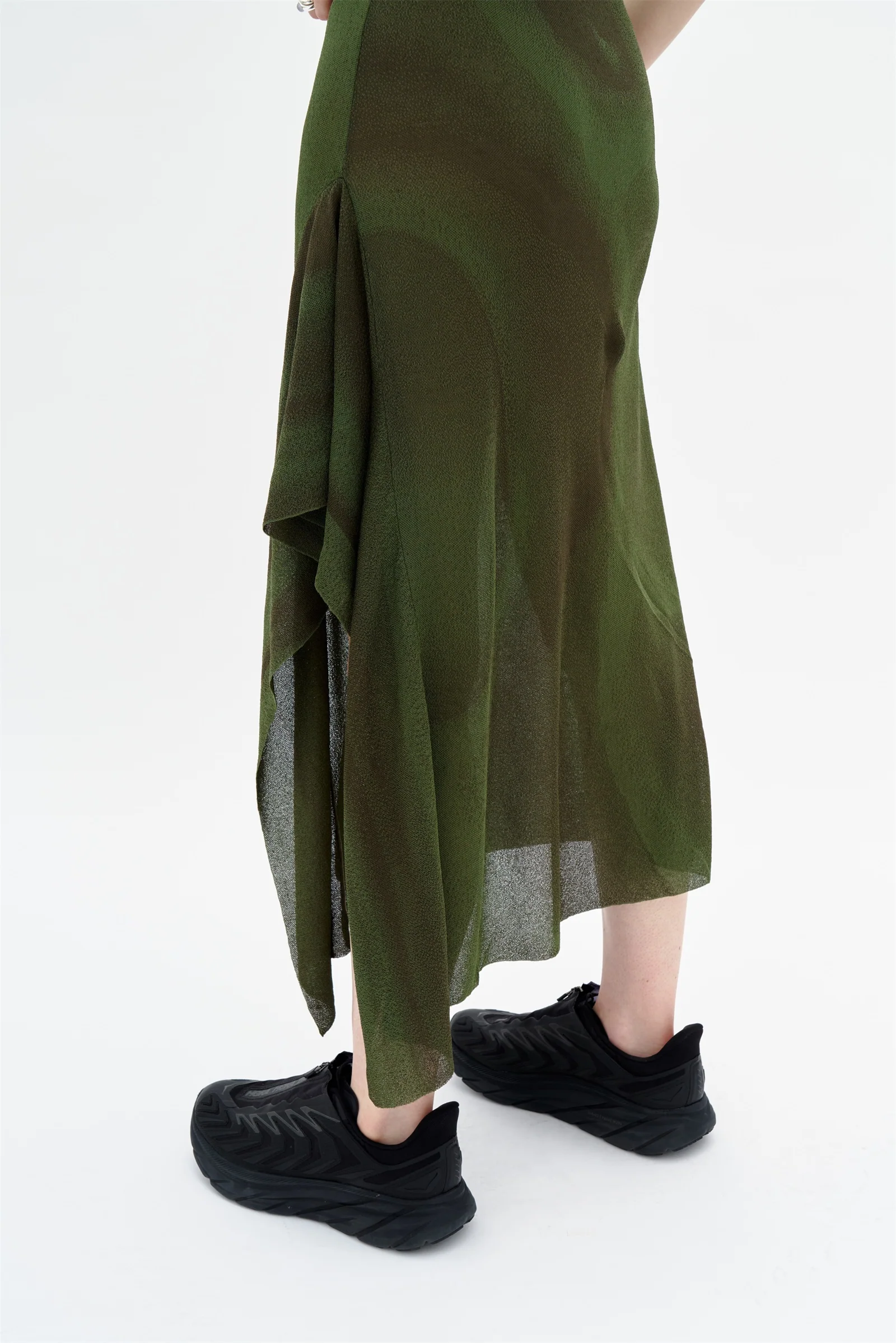 ROSIE RUCHED SHEER TANK DRESS - Image 5