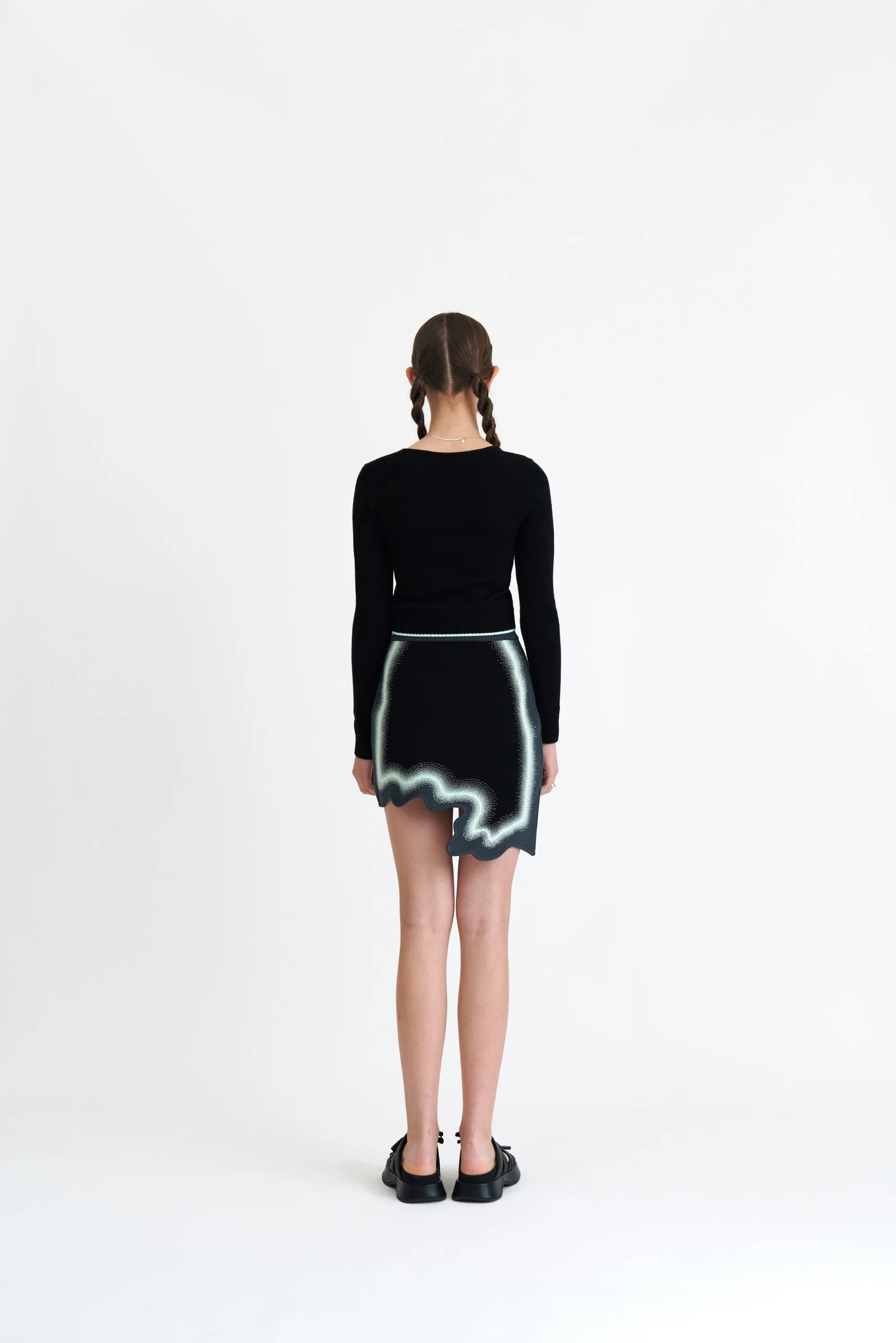 SALEM WAVY MINI SKIRT - Image 4