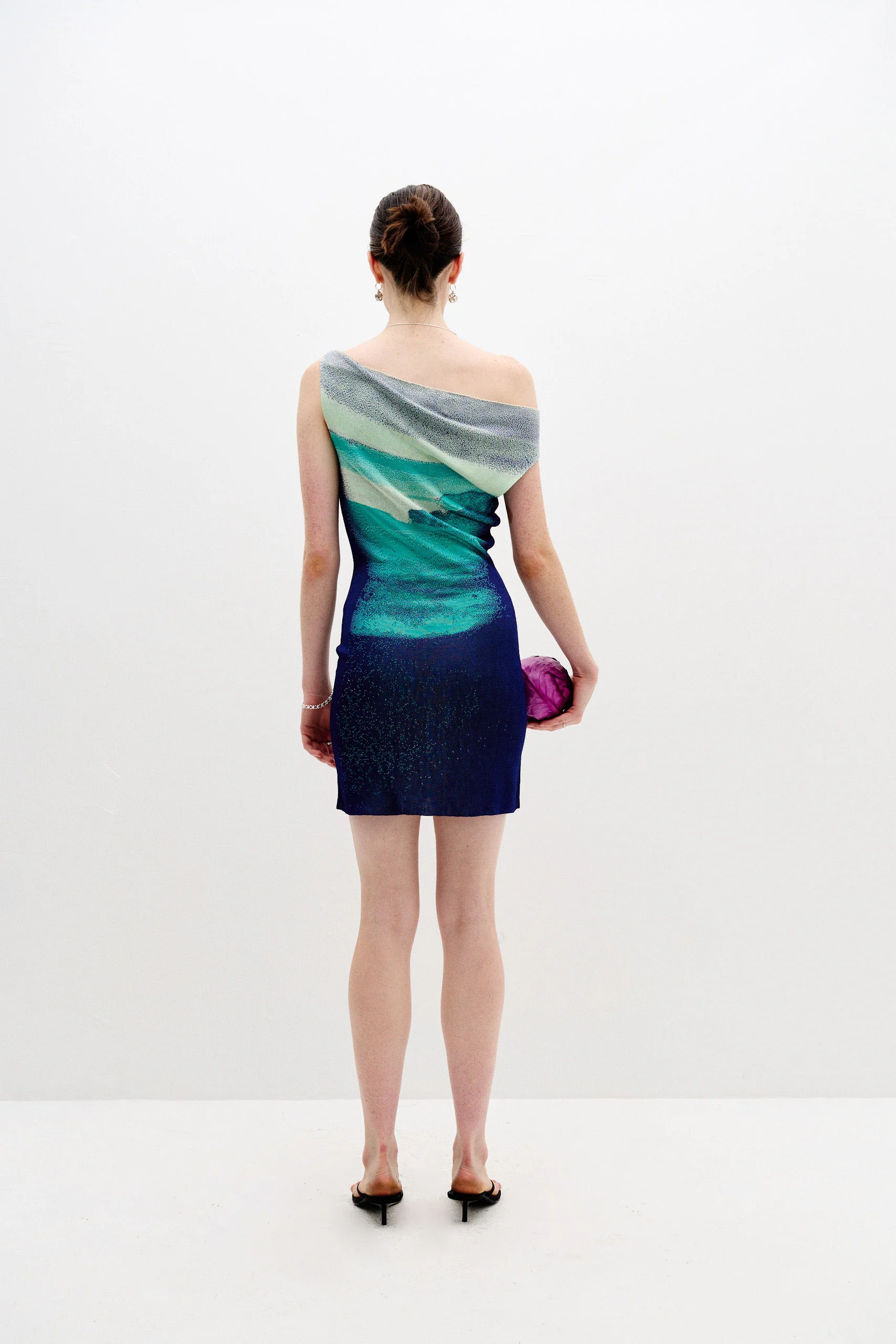 SALVIA LAKE PRINT MINI DRESS - Image 4